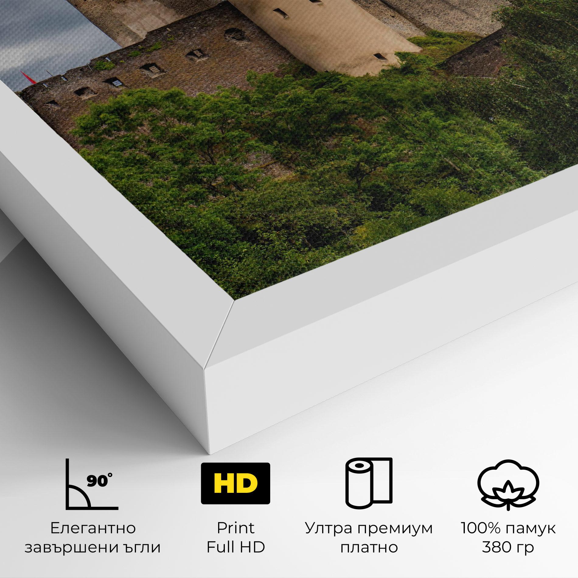 Картина на платно Castle Vianden mockup 4