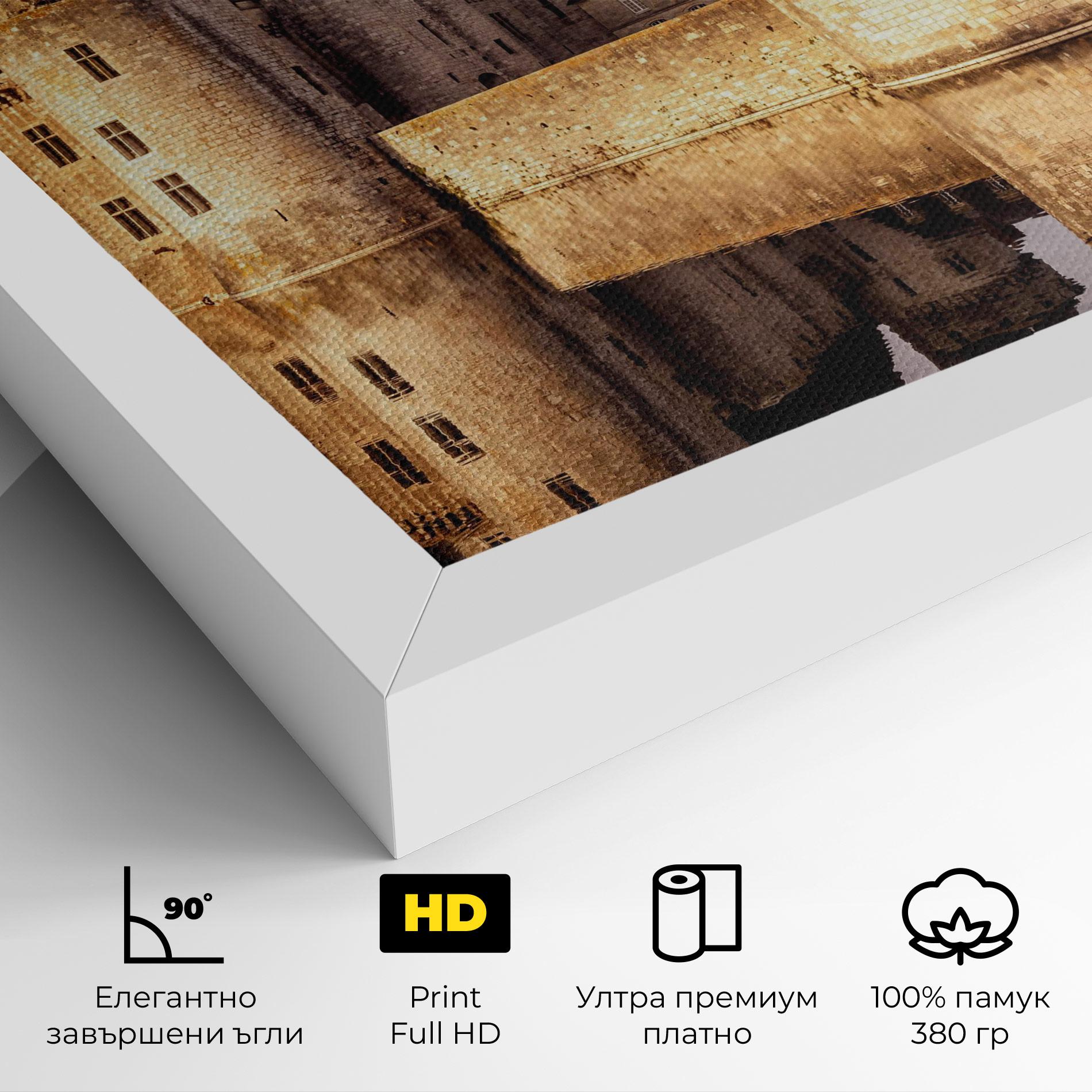 Картина на платно Chateau Castle mockup 4