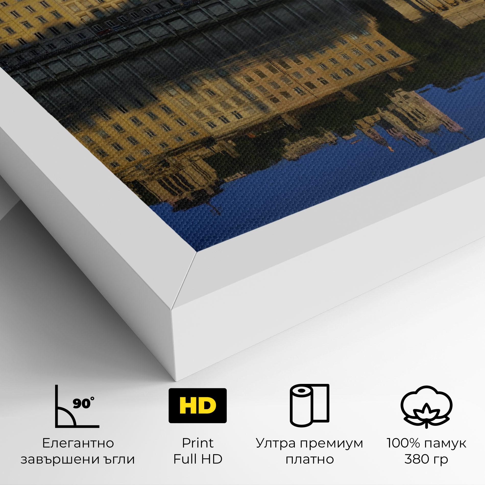 Картина на платно Lyon France mockup 4