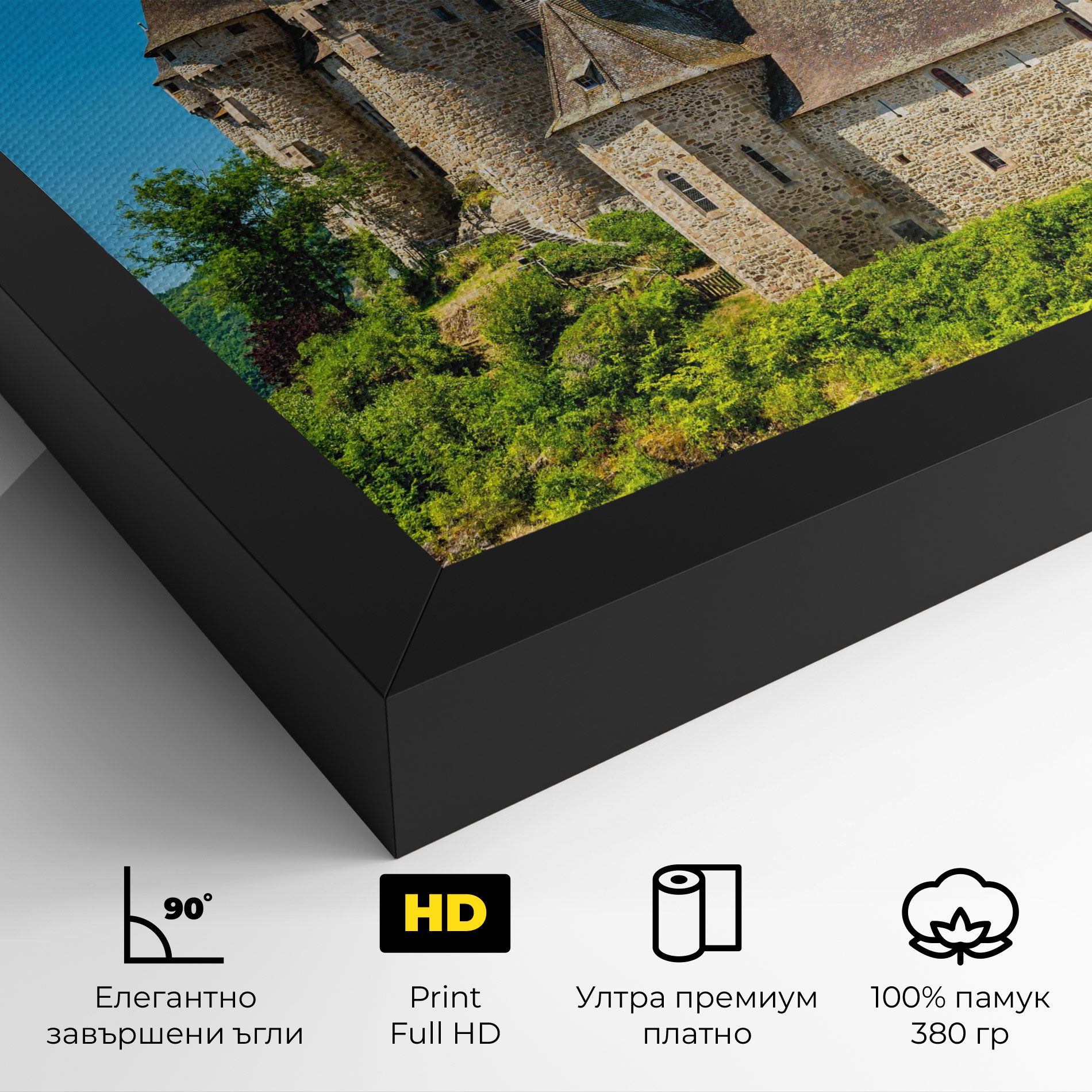 Medieval Castle France mockup 4