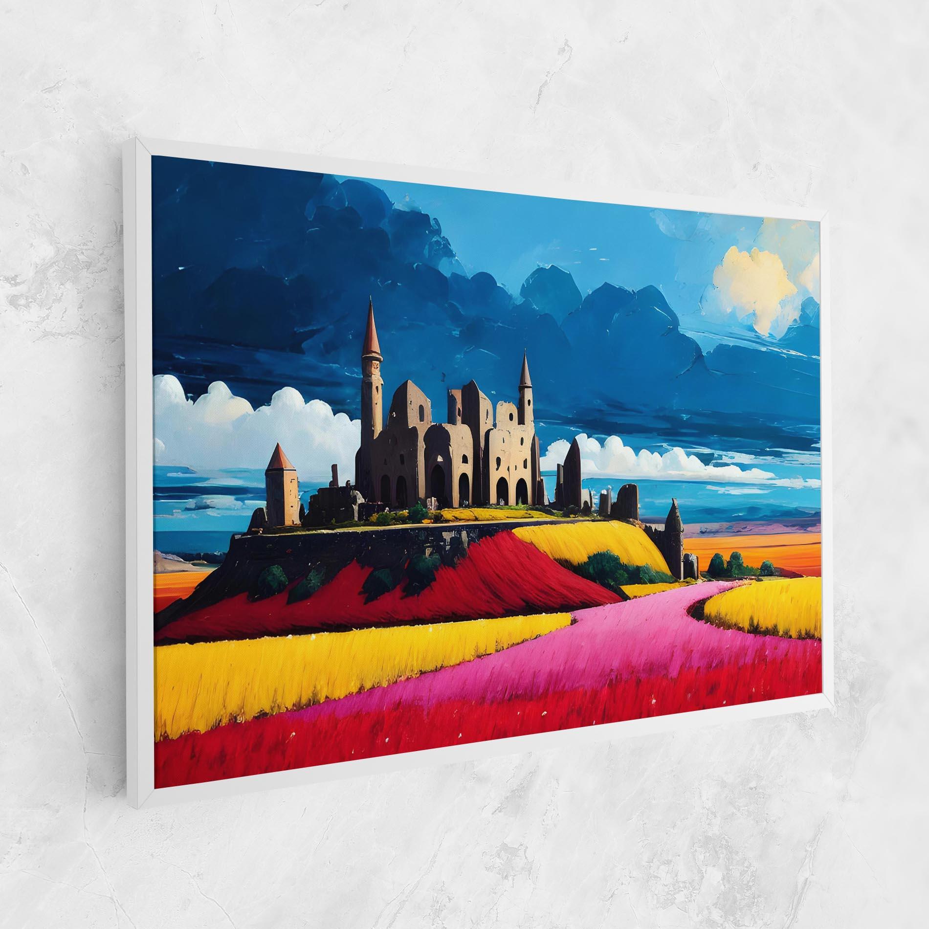 Картина на платно Antique Building Art mockup 1