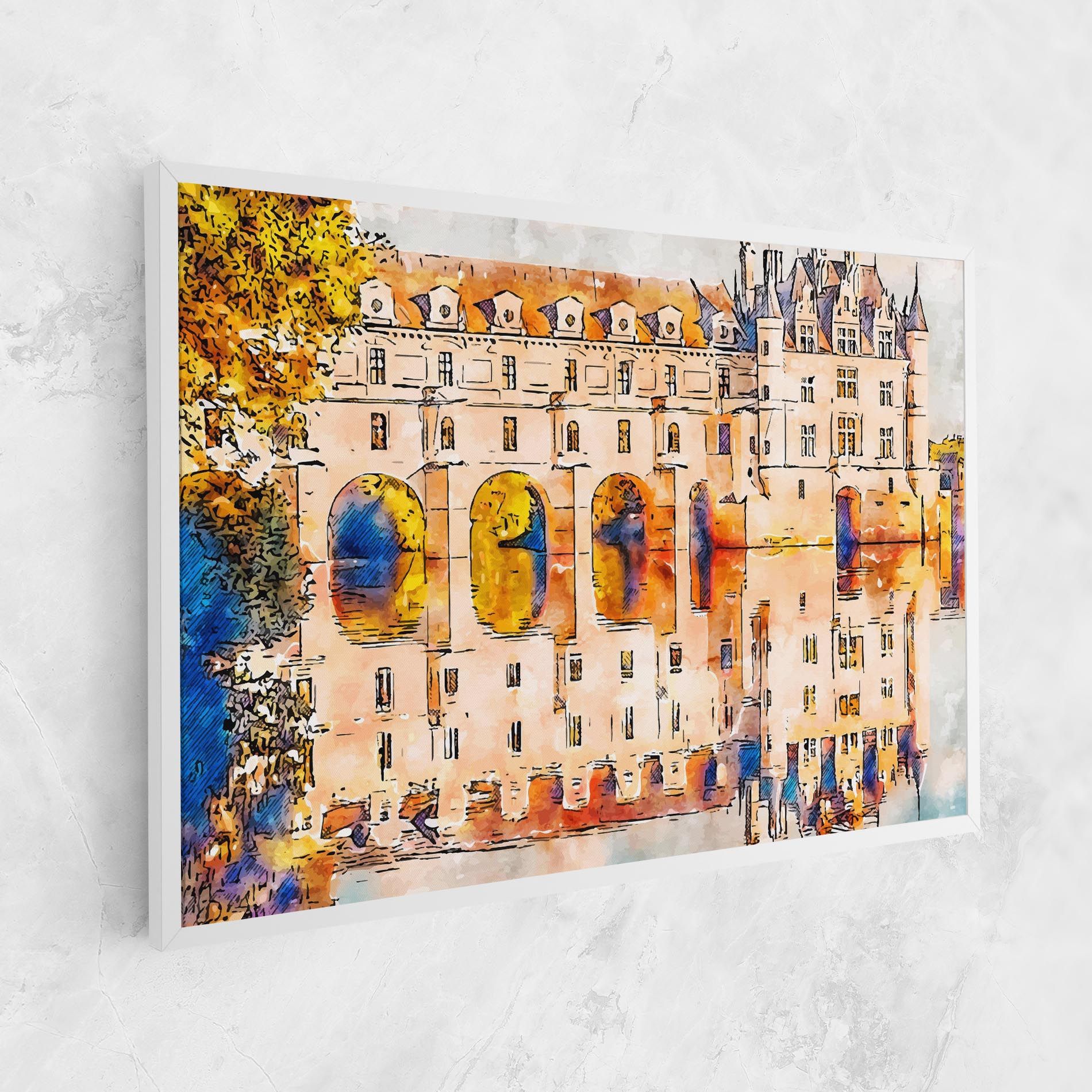 Blue Orange Castle mockup 1