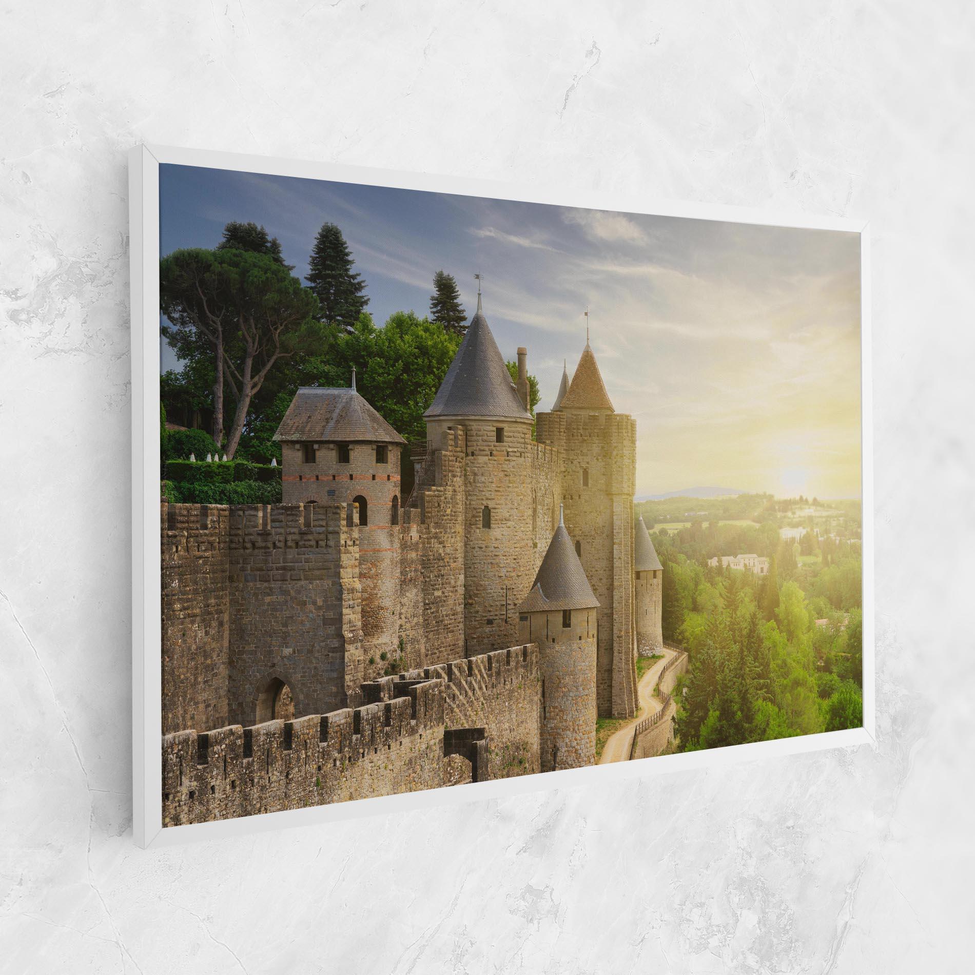 Картина на платно Carcassonne France mockup 1