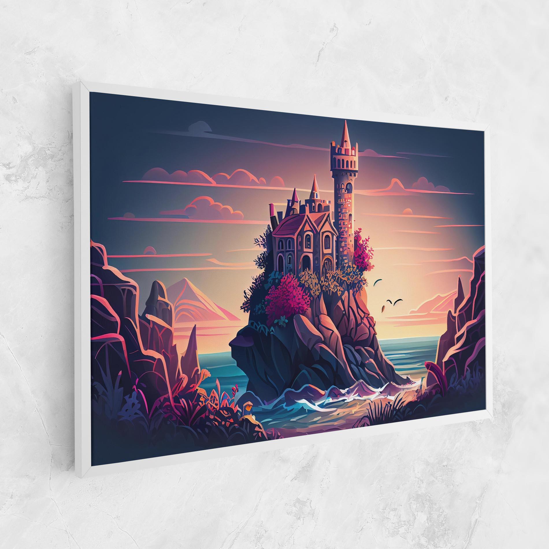 Картина на платно Cliff Castle mockup 1