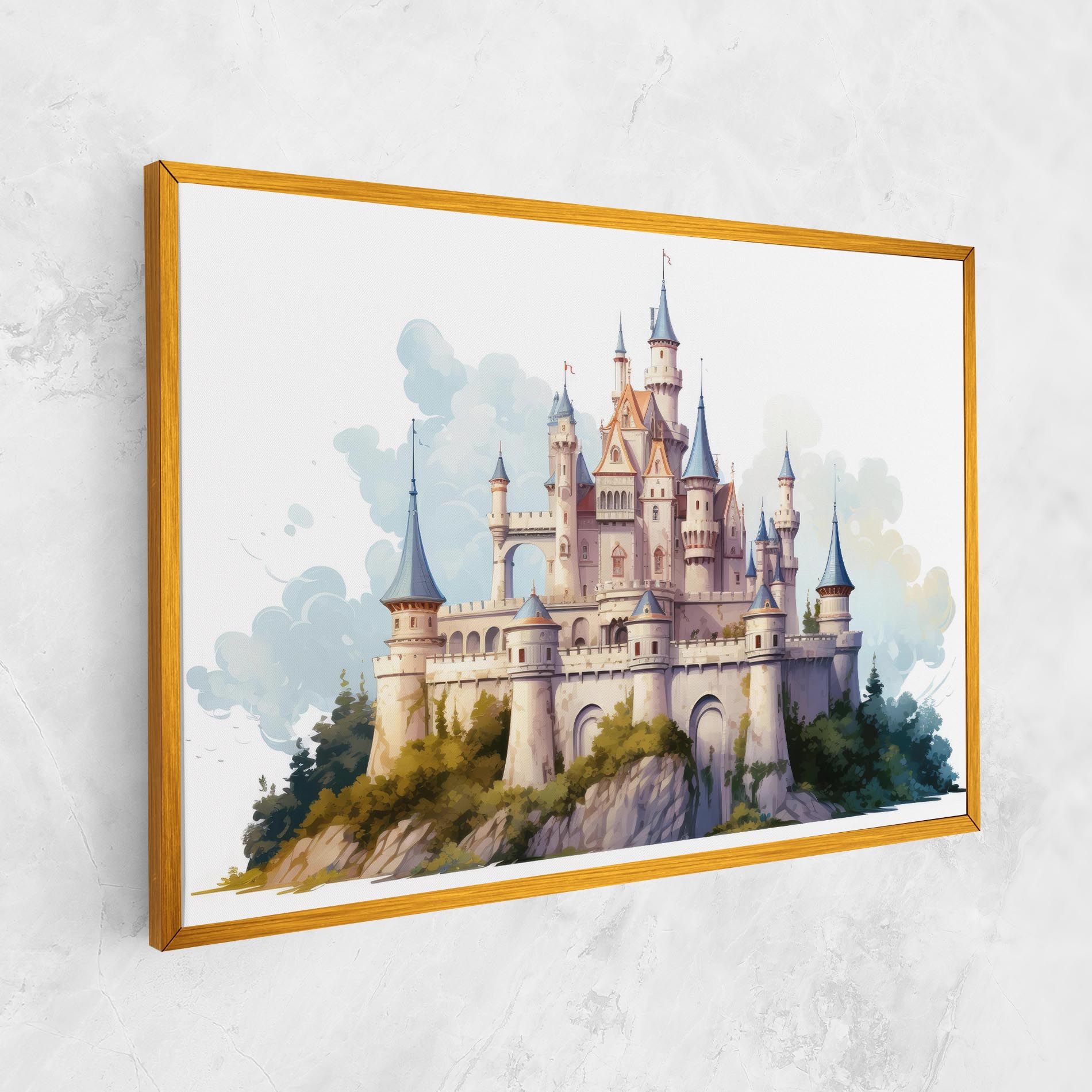 Illustration Castle mockup 1