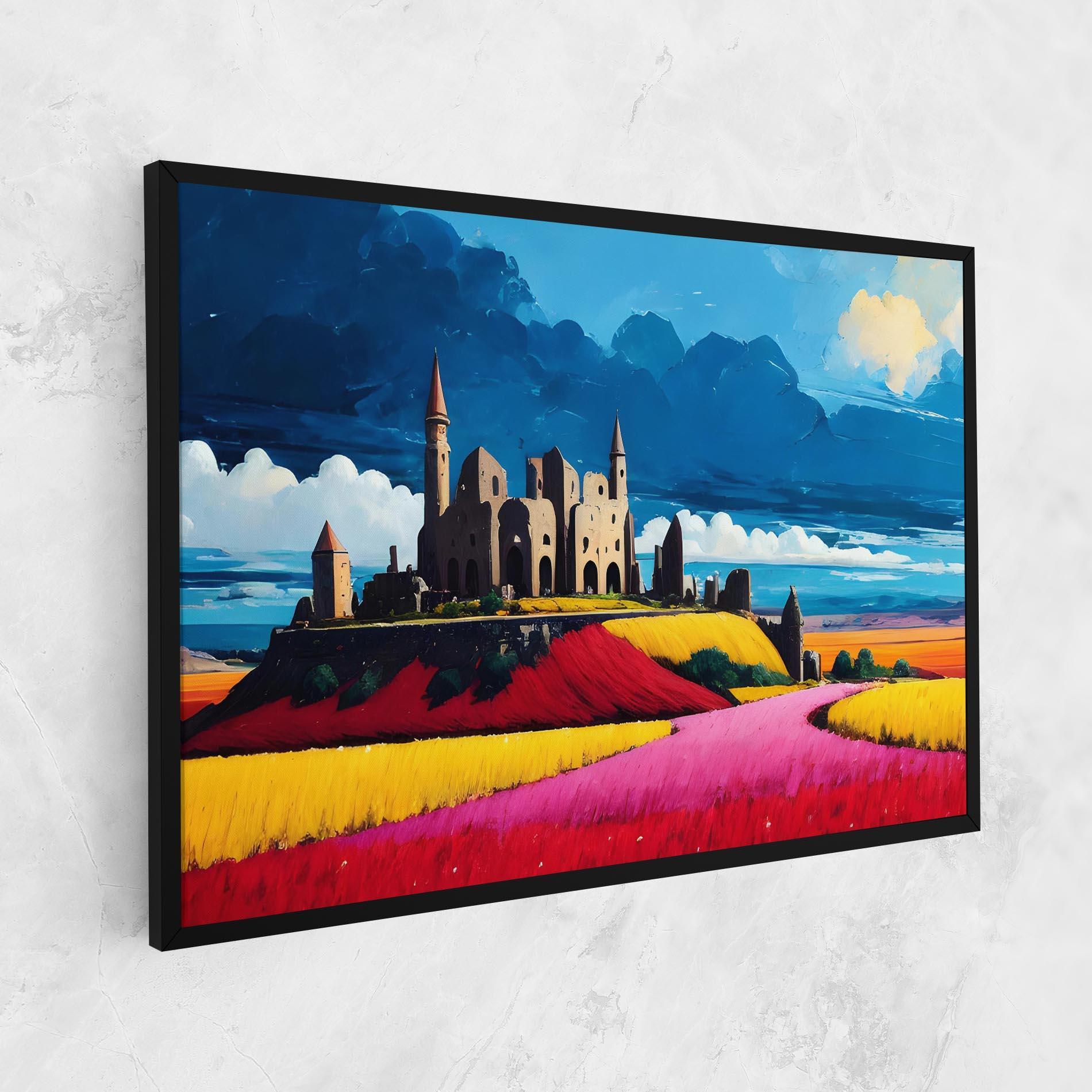 Картина на платно Antique Building Art mockup 1