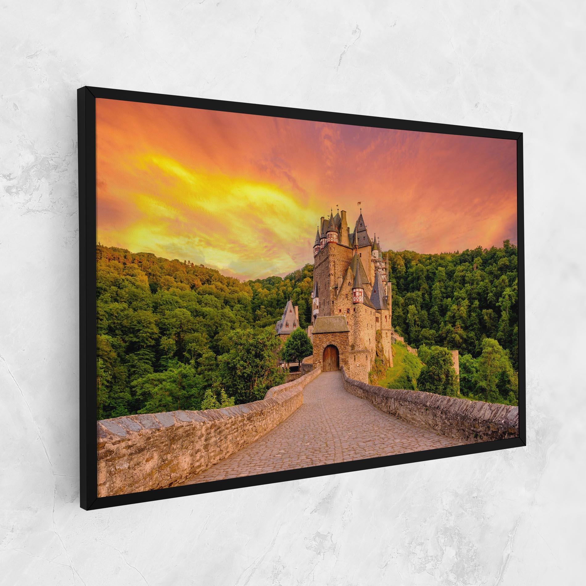 Картина на платно Burg Eltz Castle mockup 1