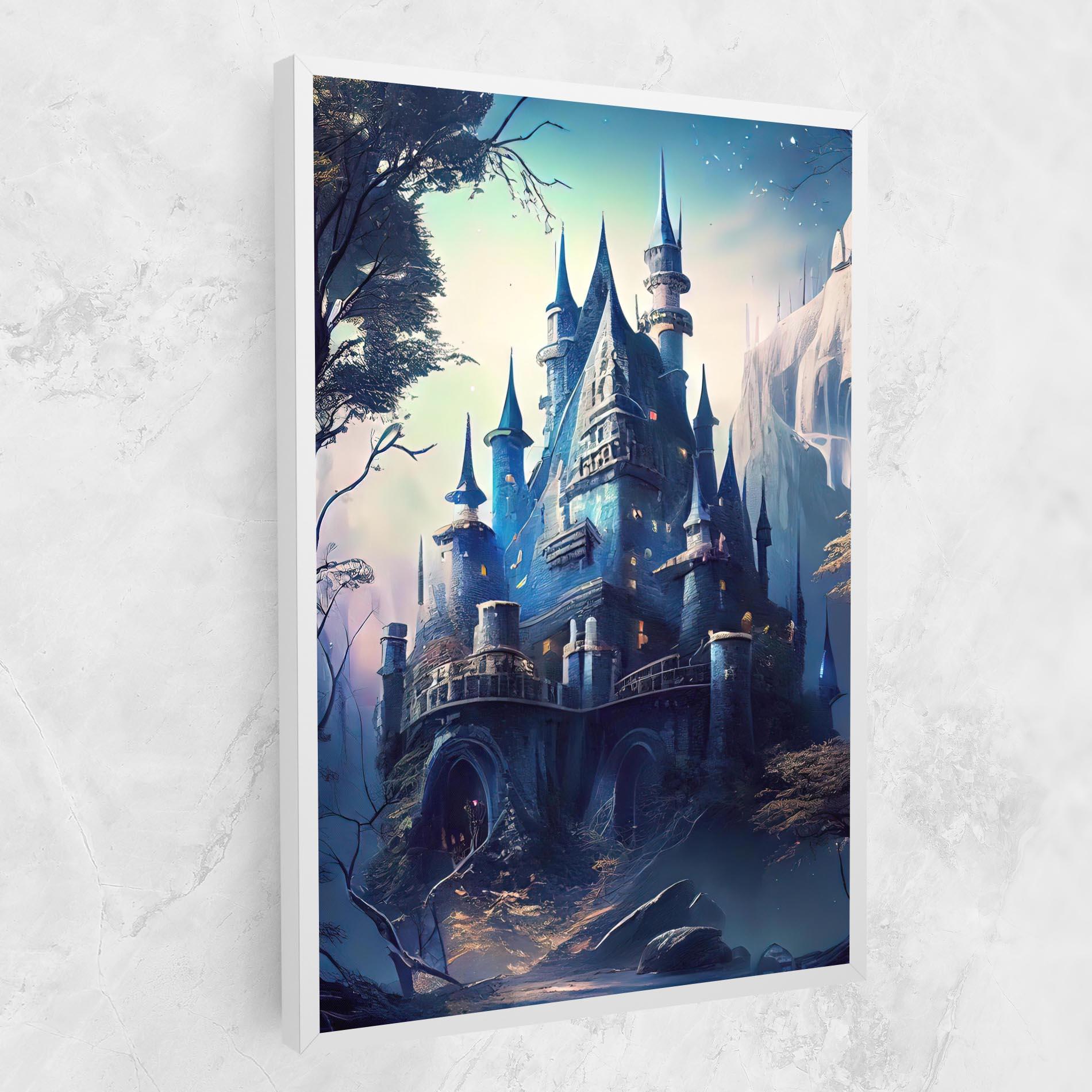 Картина на платно Blue Art Castle mockup 1