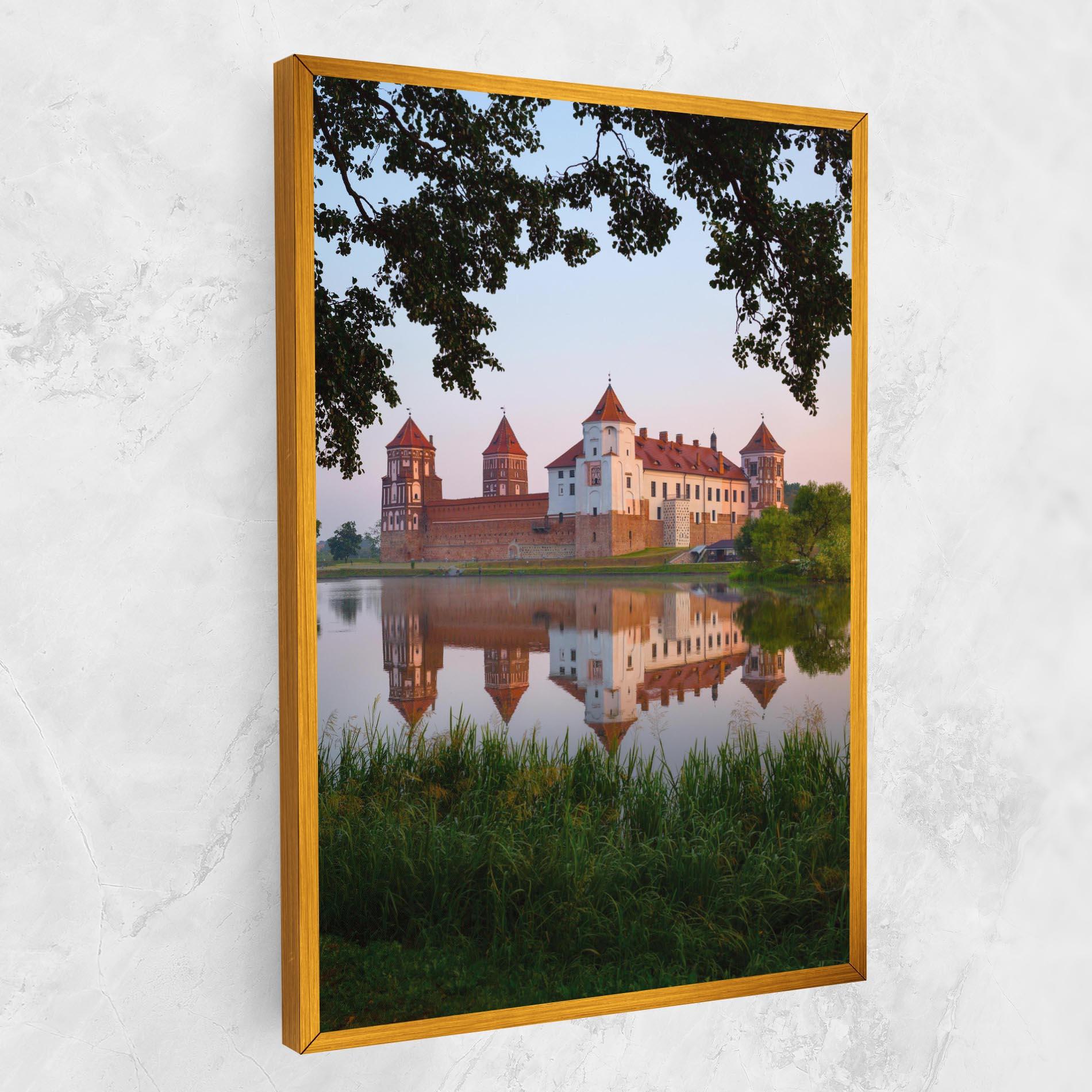 Картина на платно Ancient Castle Morning mockup 1