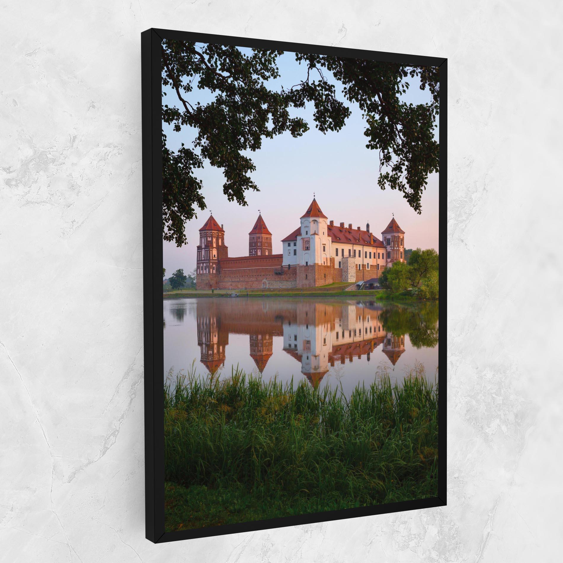 Картина на платно Ancient Castle Morning mockup 1