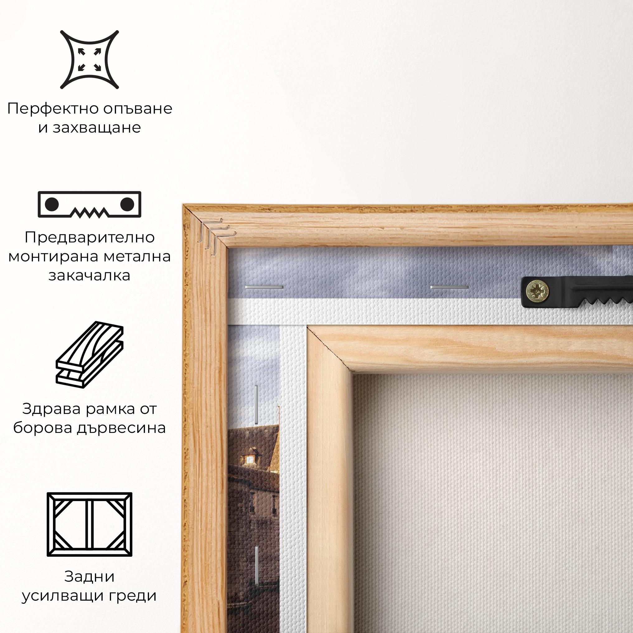 Картина на платно Chateau Castle mockup 5