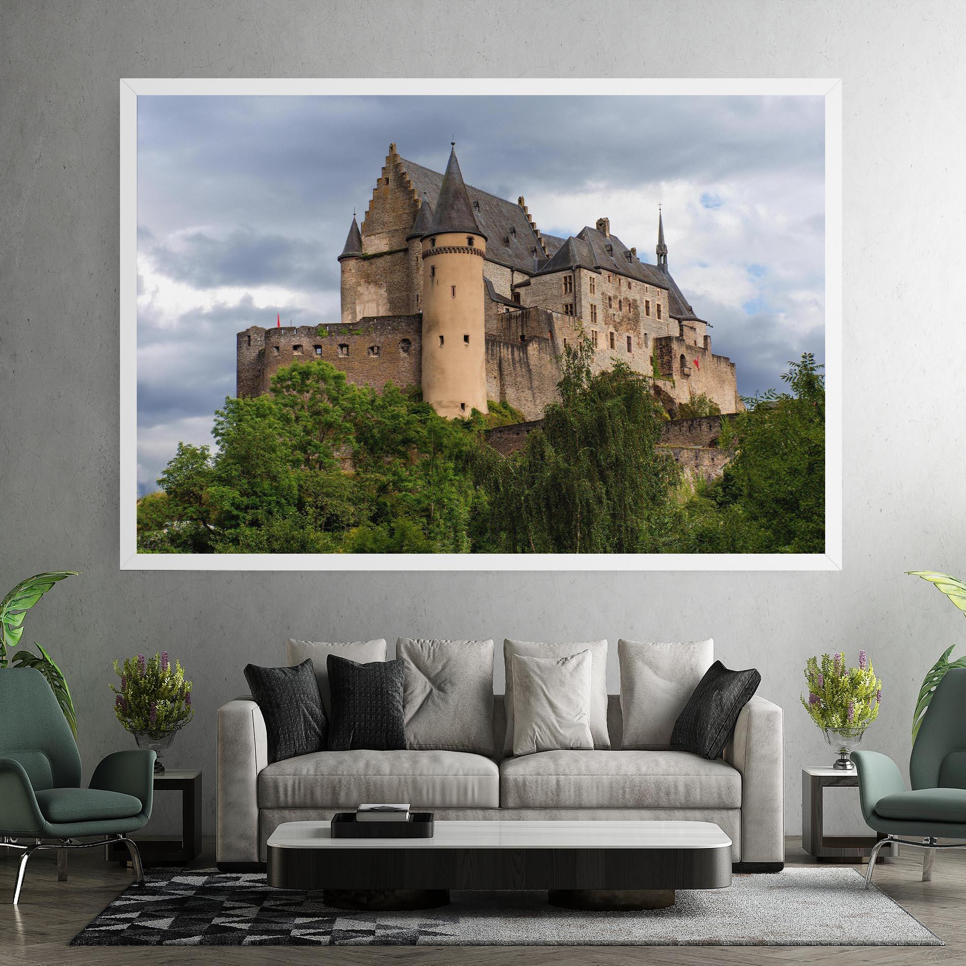 Картина на платно Castle Vianden mockup 7