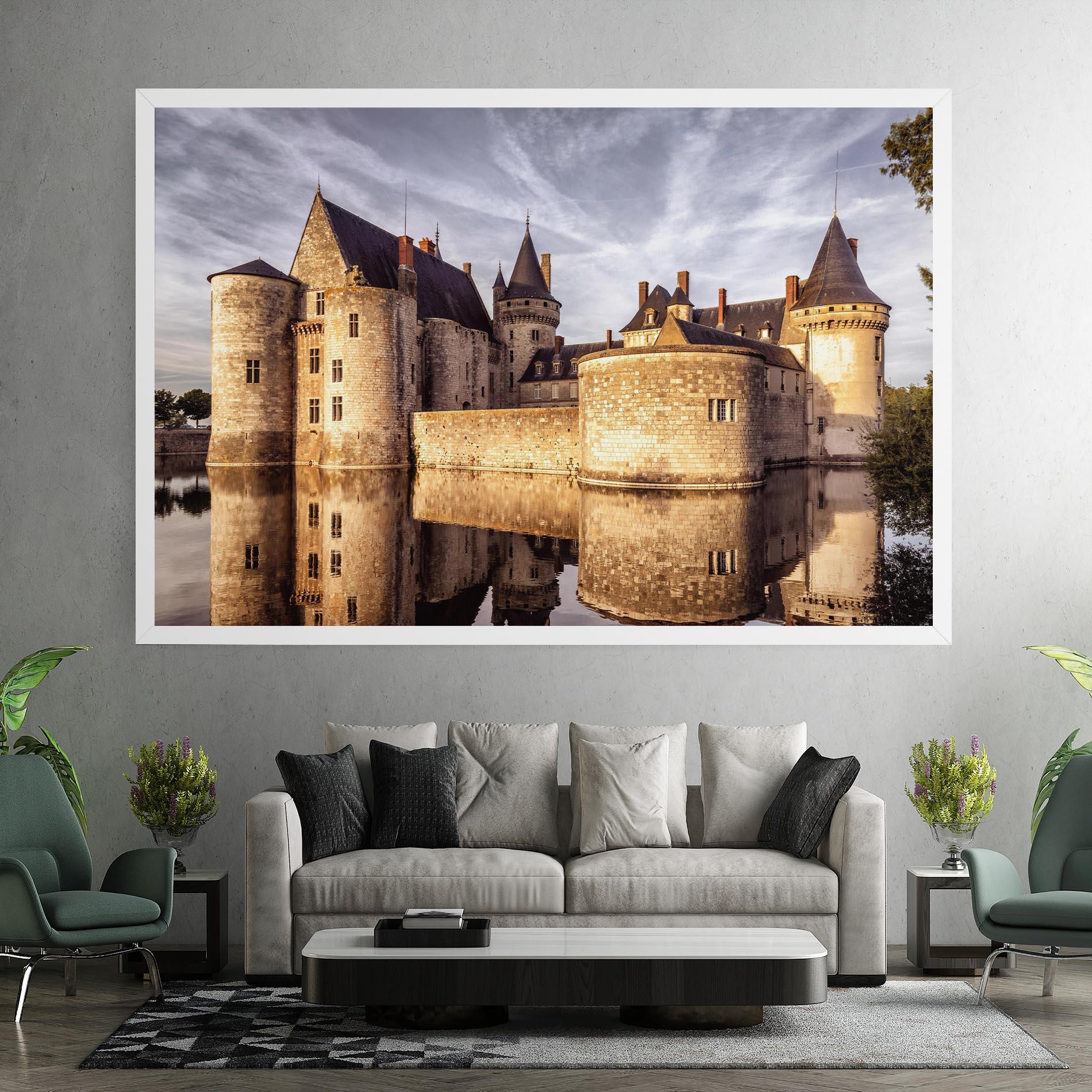 Картина на платно Chateau Castle mockup 7