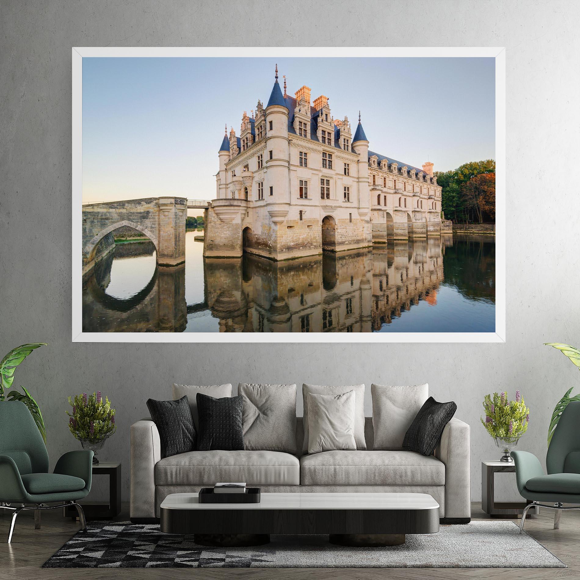 Картина на платно Chateau France mockup 7