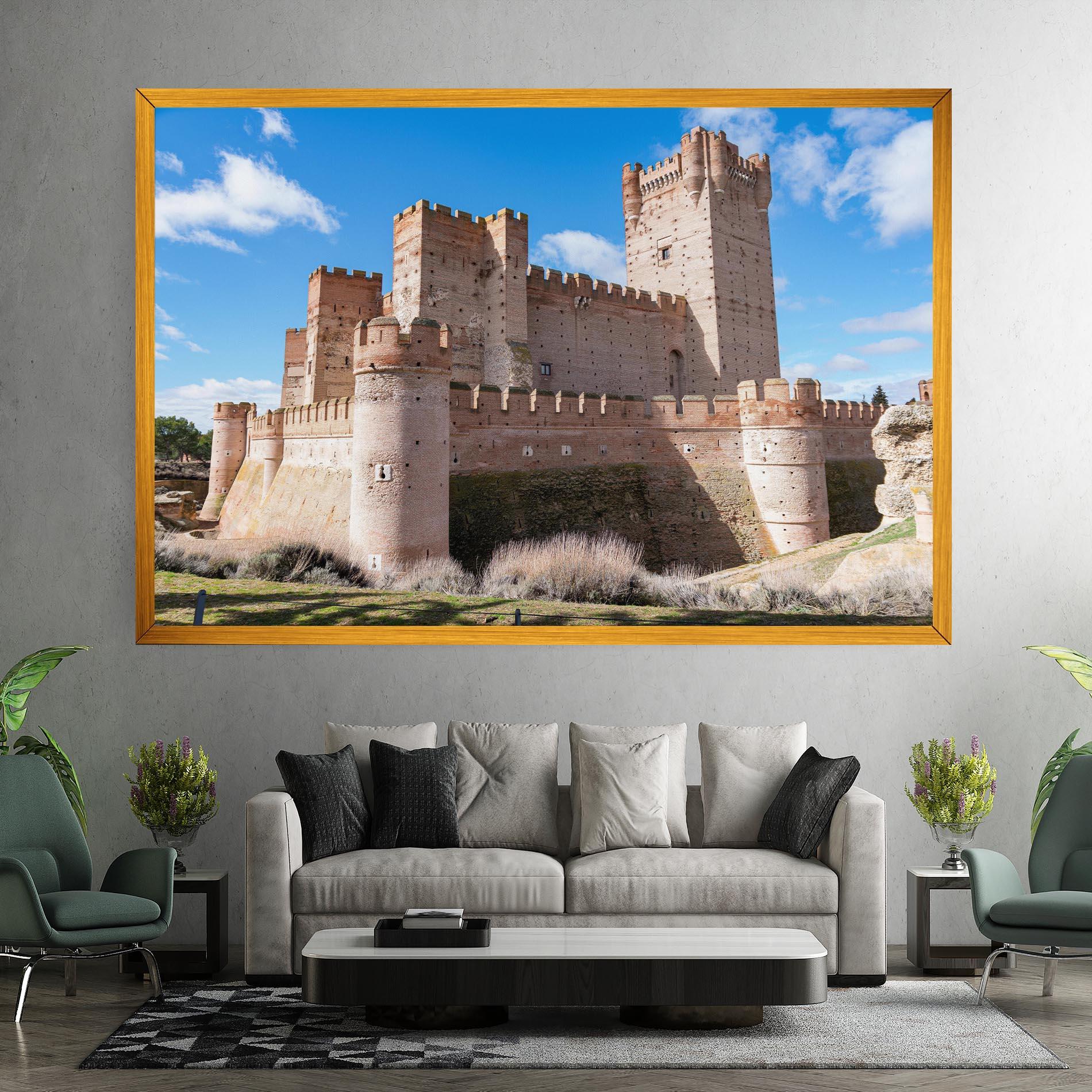 Картина на платно Castle La Mota mockup 7