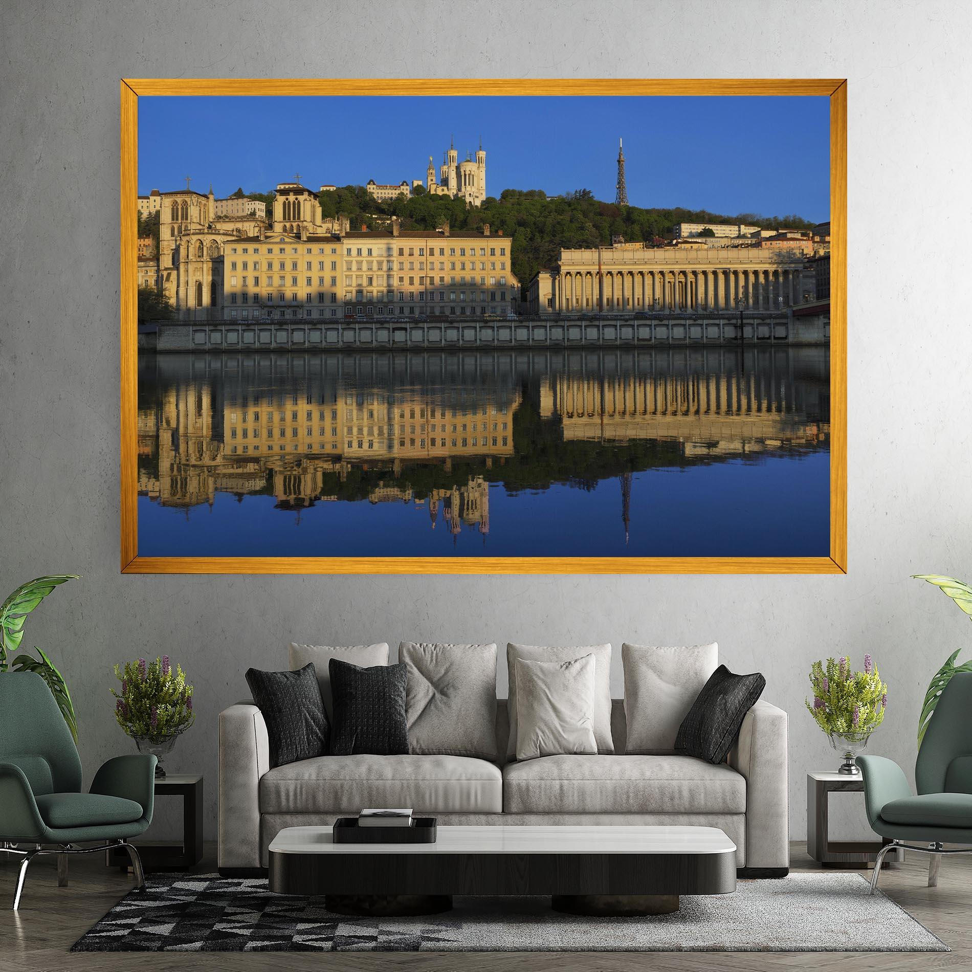 Картина на платно Lyon France mockup 7