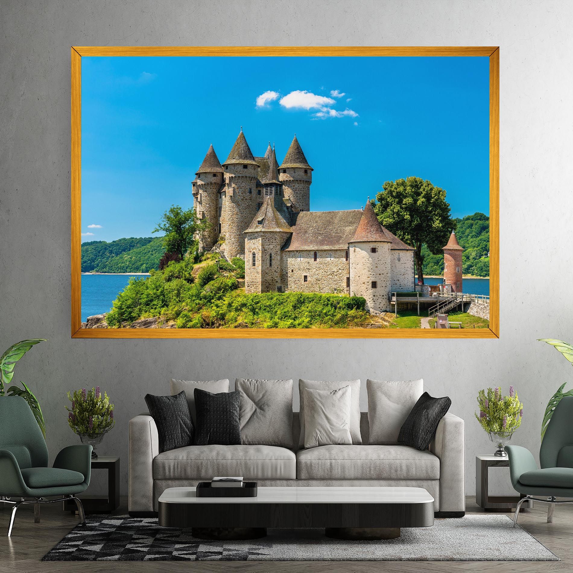 Medieval Castle France mockup 7