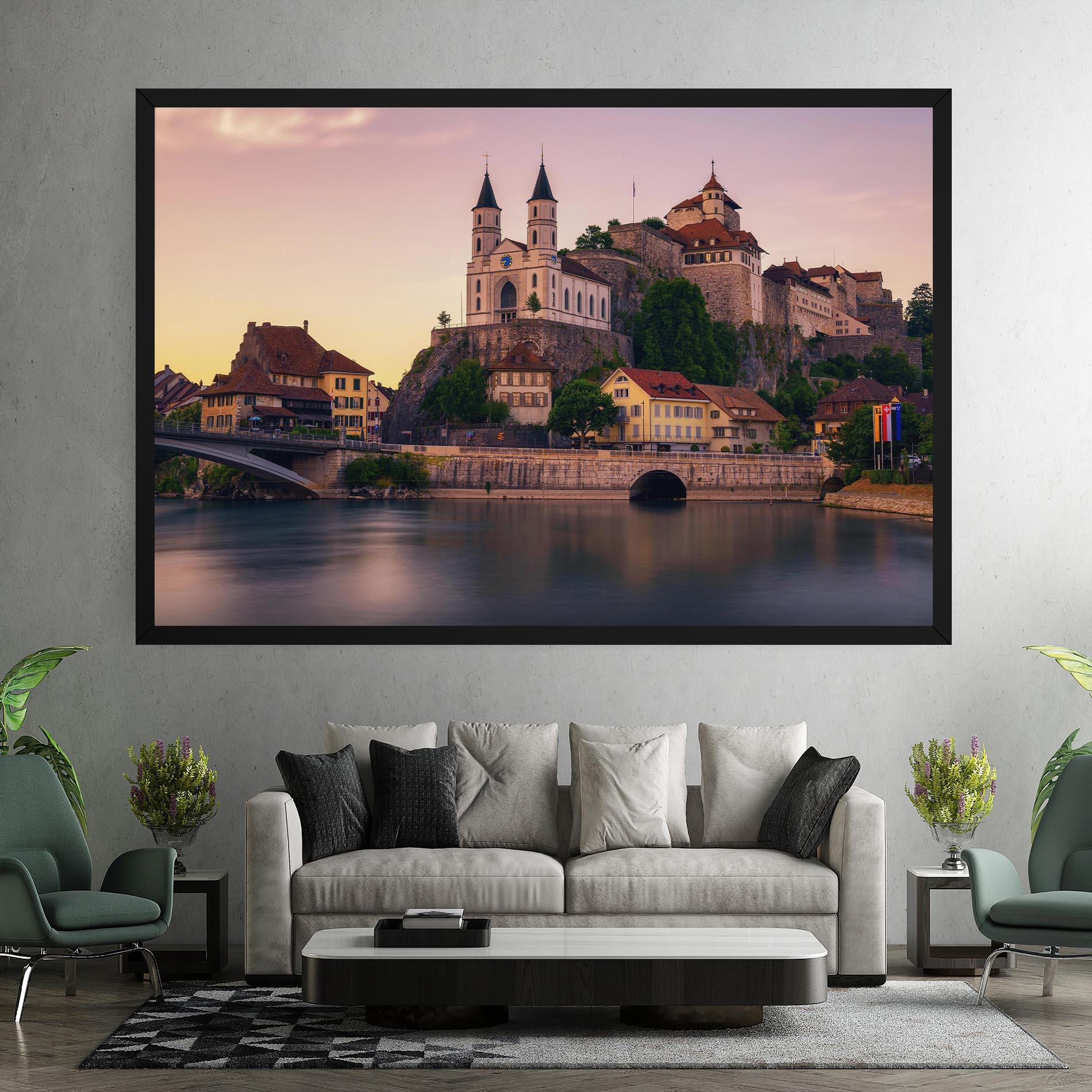 Картина на платно Aarburg Castle mockup 7