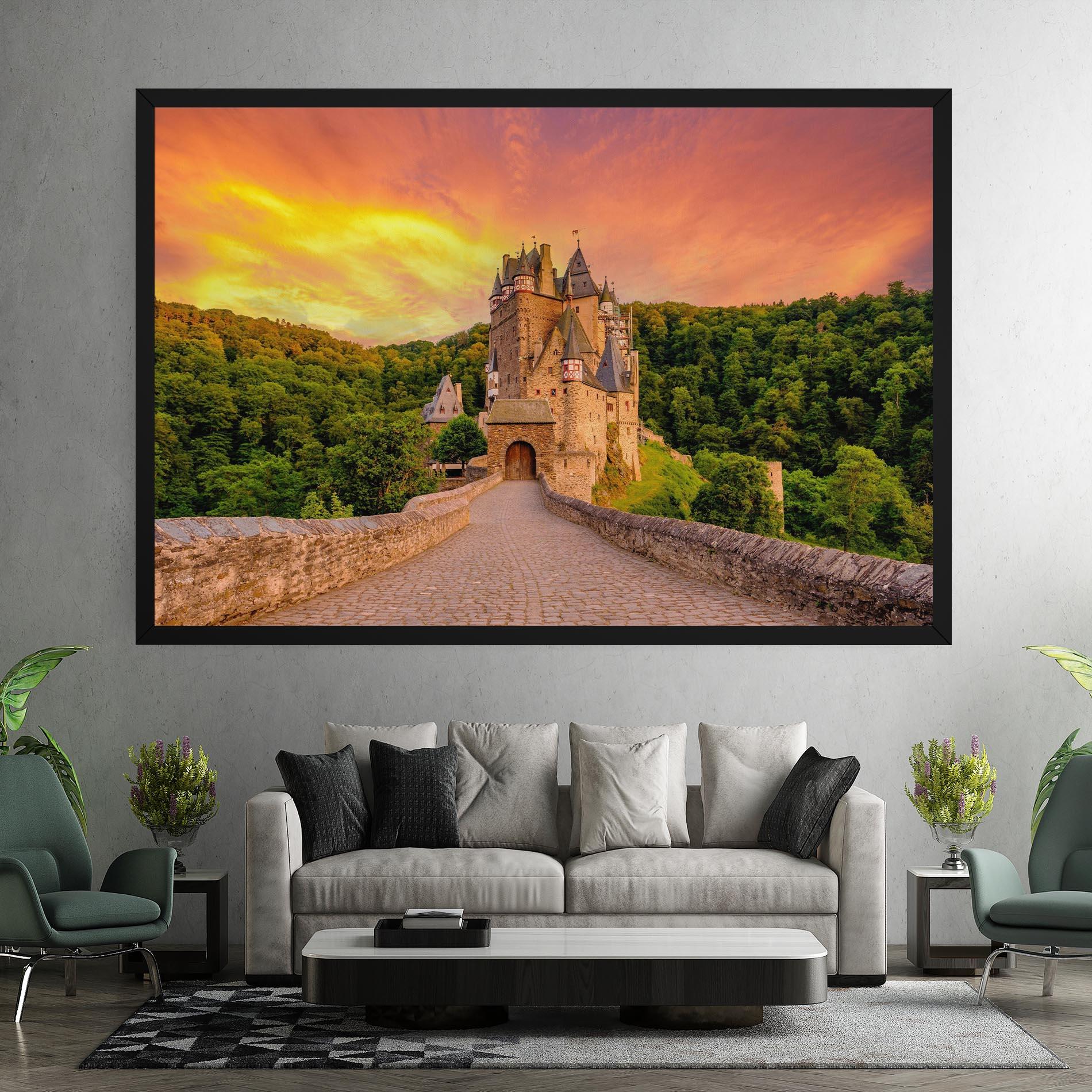 Картина на платно Burg Eltz Castle mockup 7