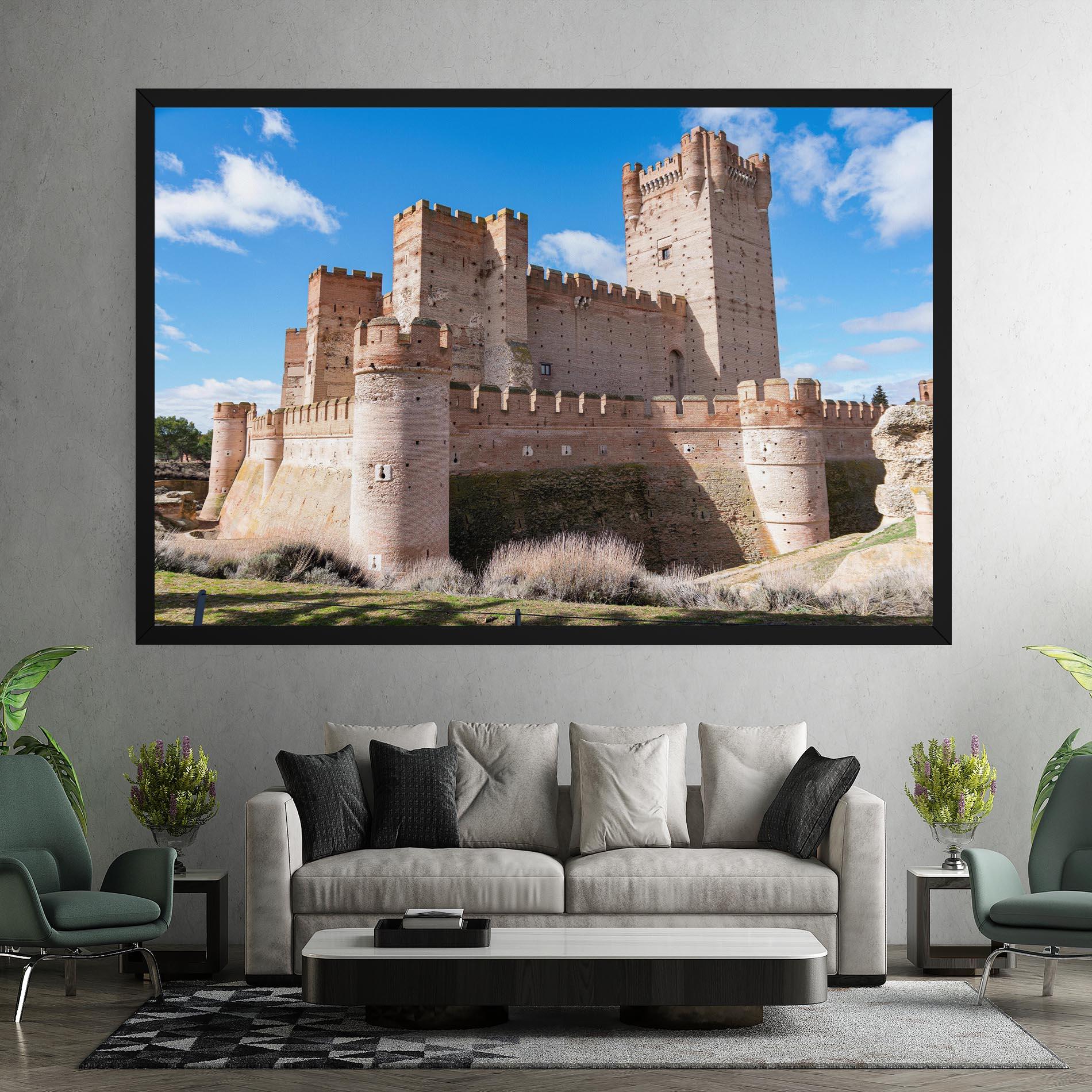 Картина на платно Castle La Mota mockup 7