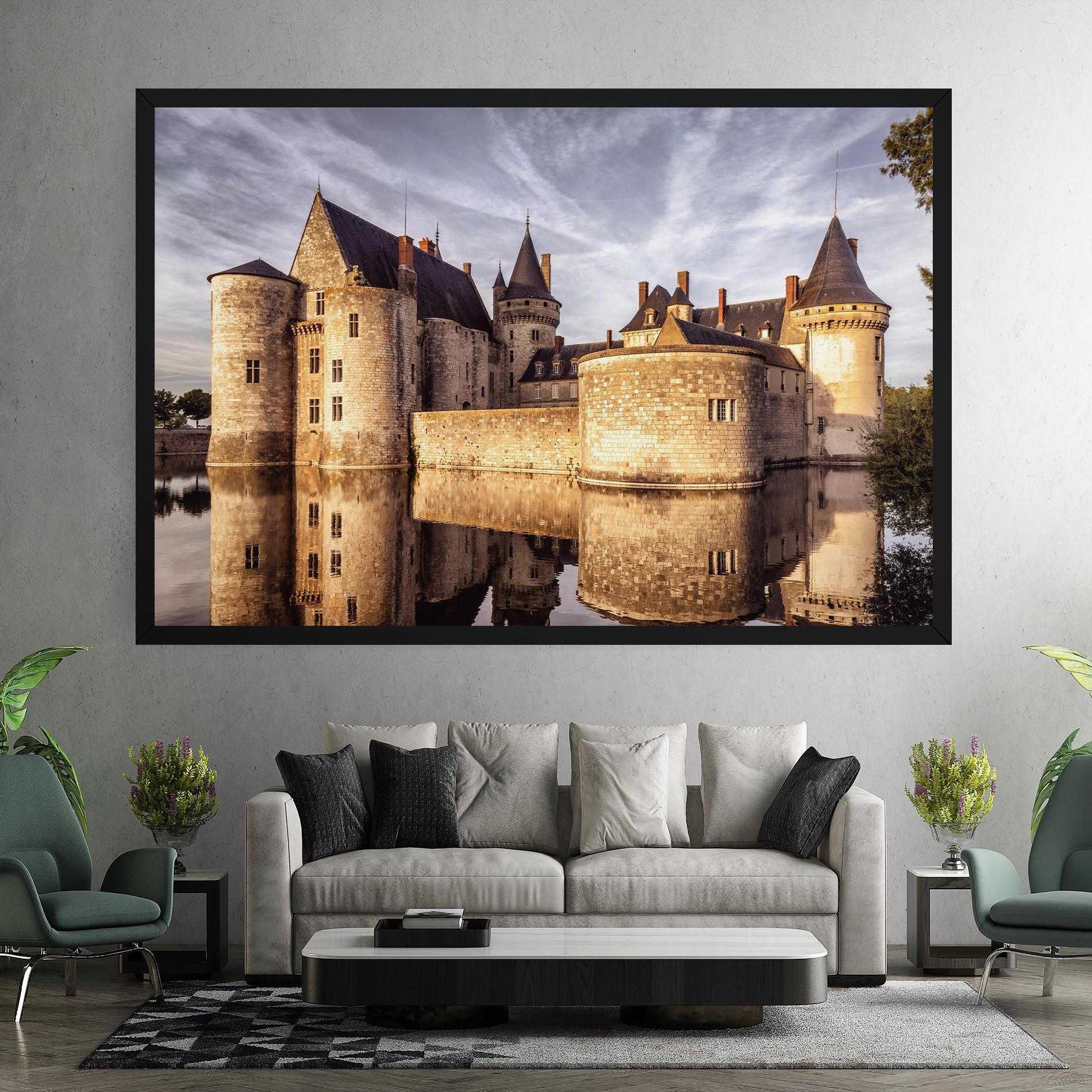 Картина на платно Chateau Castle mockup 7