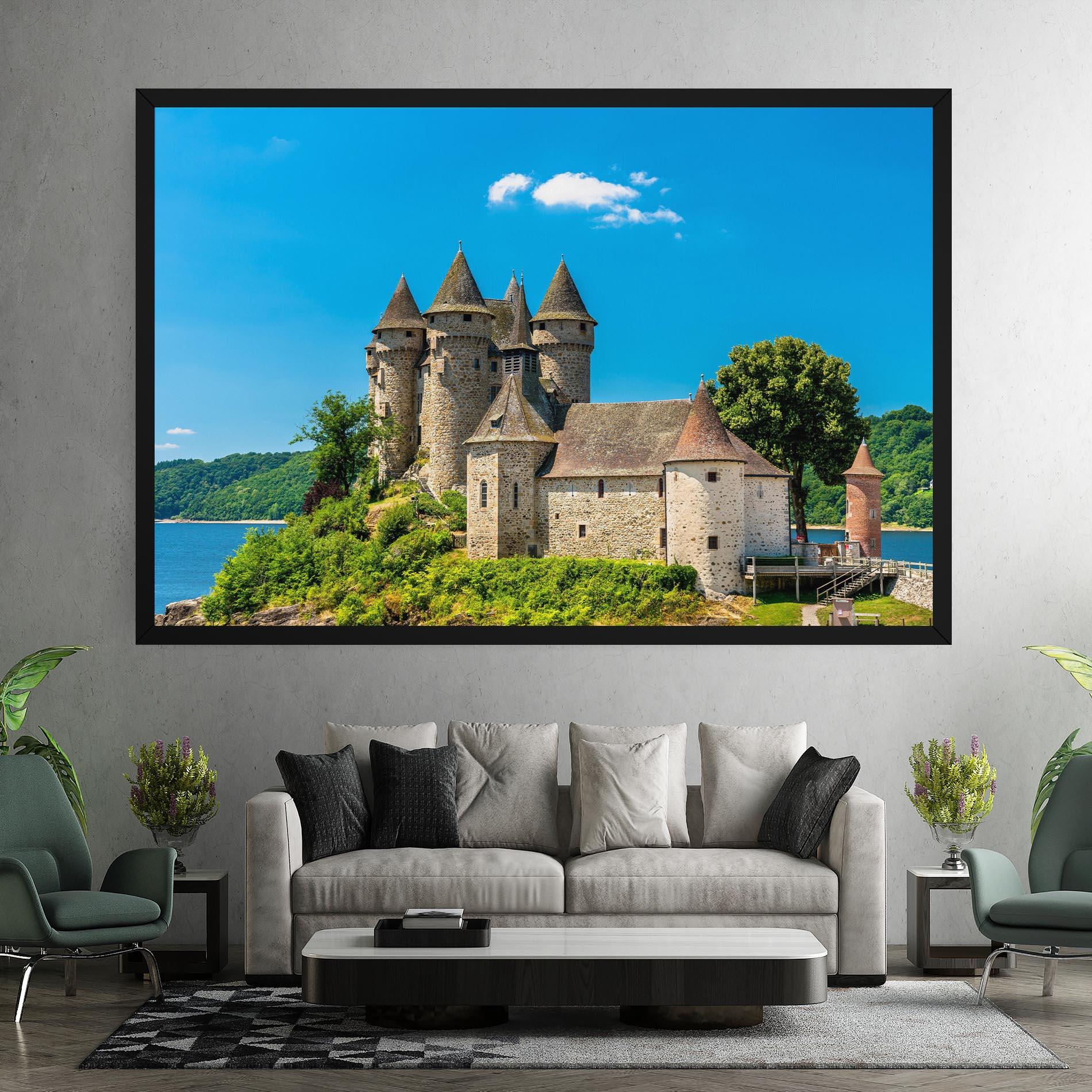 Картина на платно Medieval Castle France mockup 7