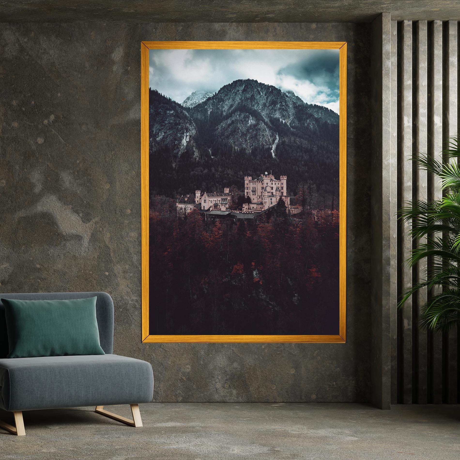 Картина на платно Forest Castle mockup 7