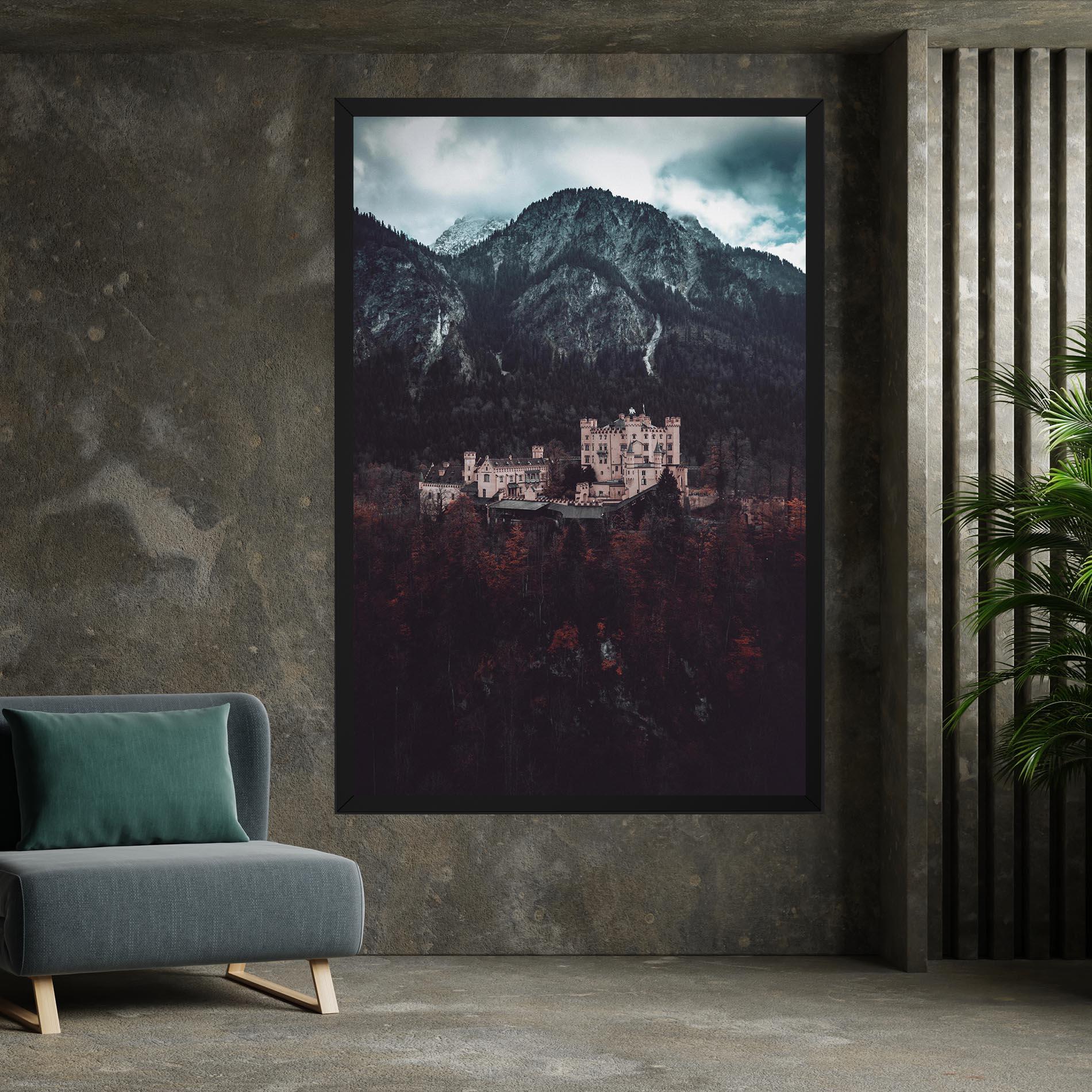 Картина на платно Forest Castle mockup 7