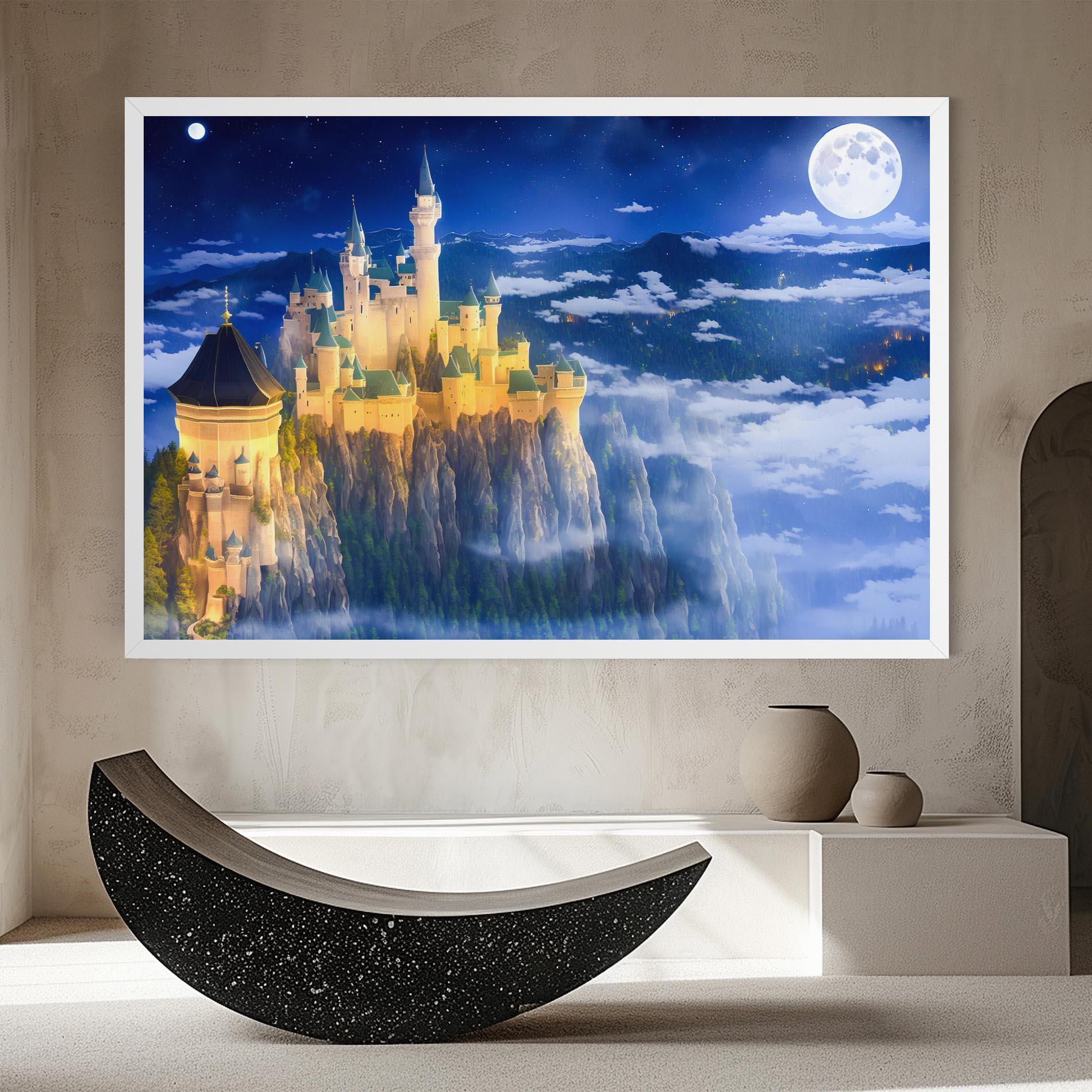 Картина на платно Fairytale Castle mockup 8