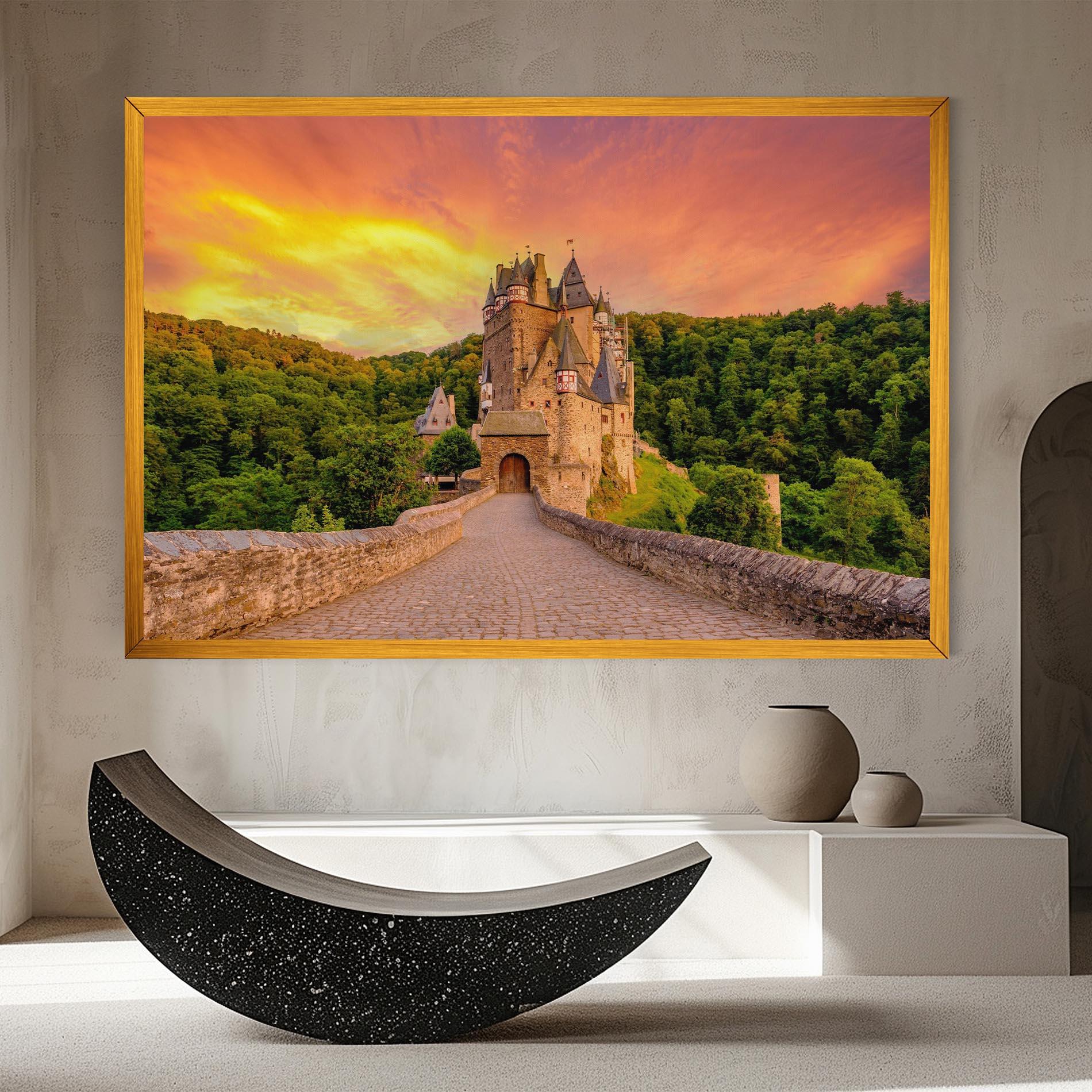 Картина на платно Burg Eltz Castle mockup 8