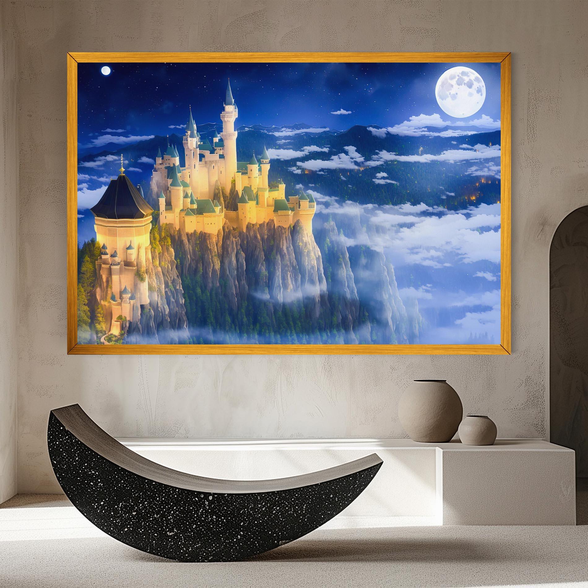 Картина на платно Fairytale Castle mockup 8