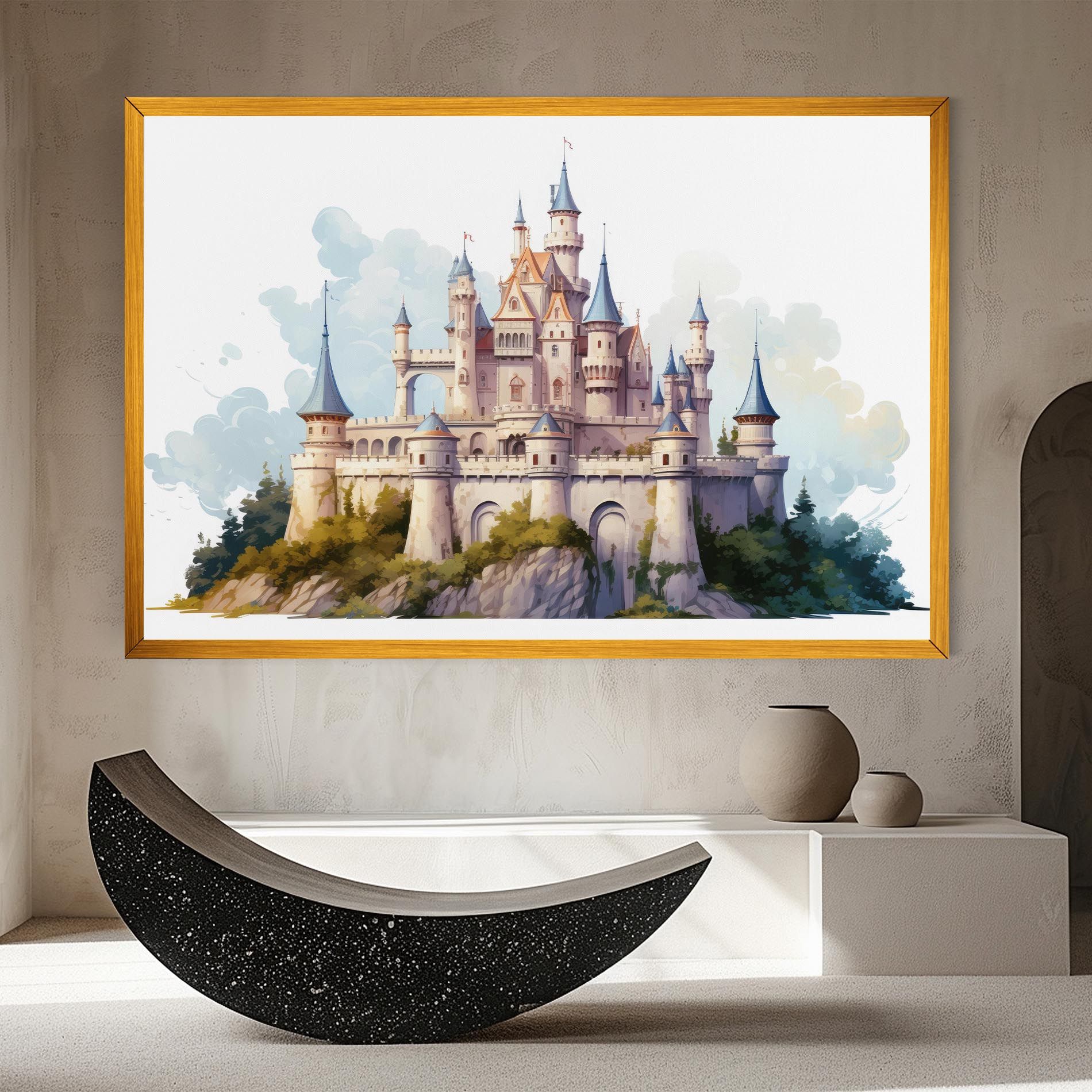 Illustration Castle mockup 8