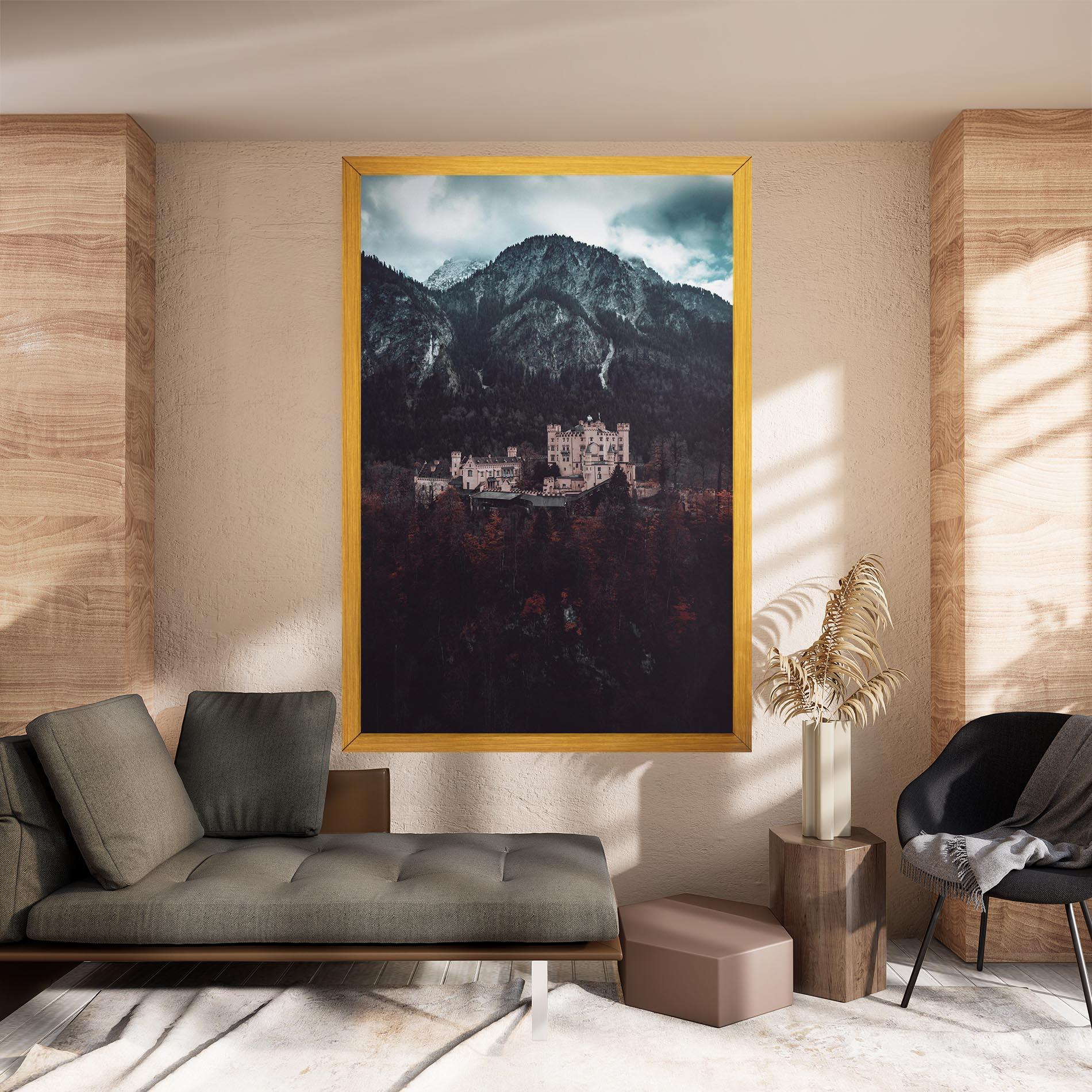 Картина на платно Forest Castle mockup 8