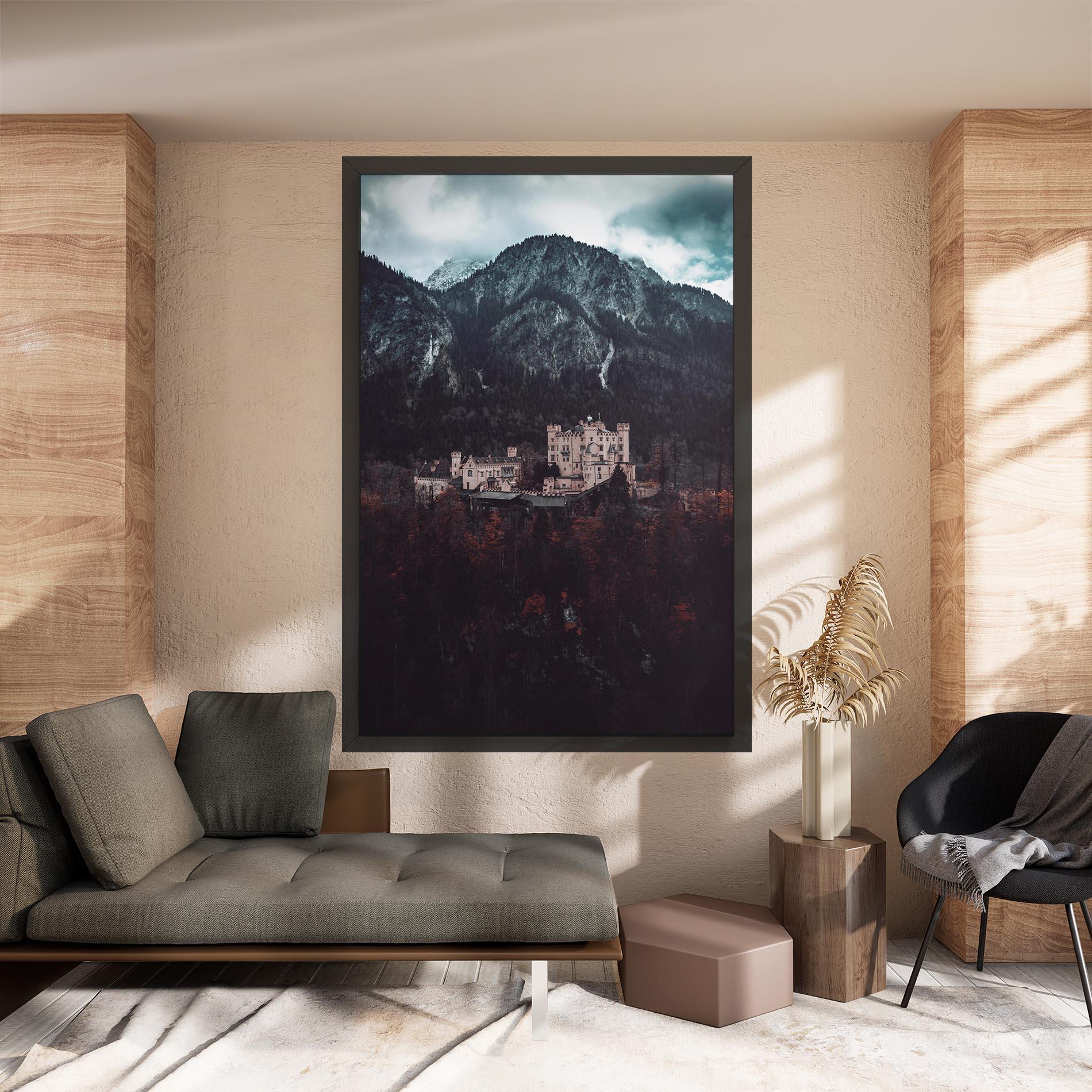 Картина на платно Forest Castle mockup 8