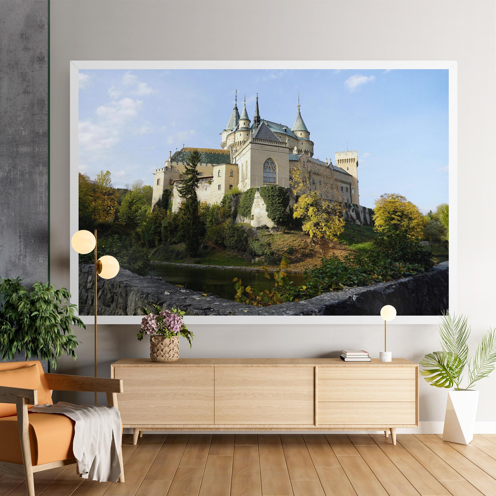 Картина на платно Bojnice Castle Slovakia mockup 9