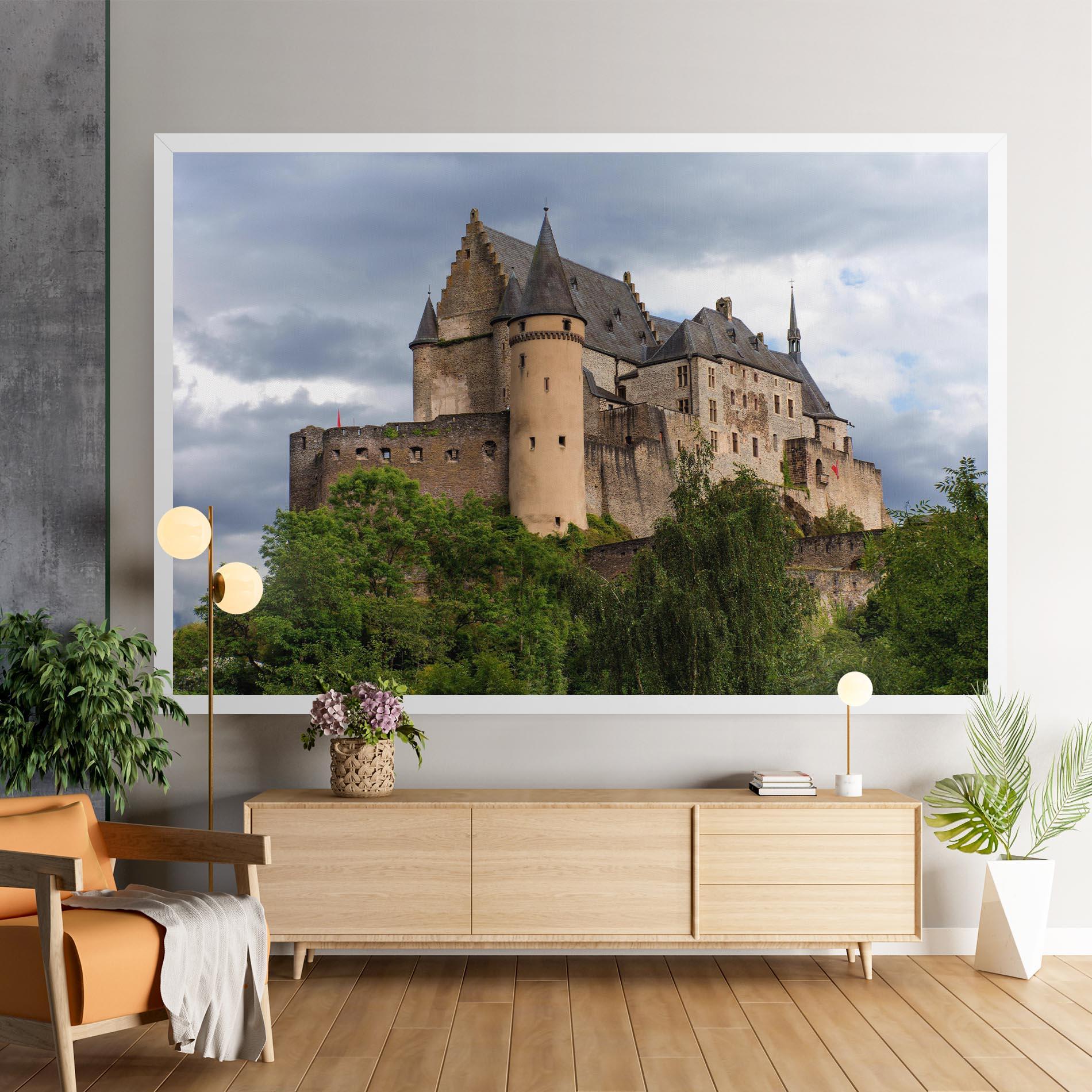 Картина на платно Castle Vianden mockup 9
