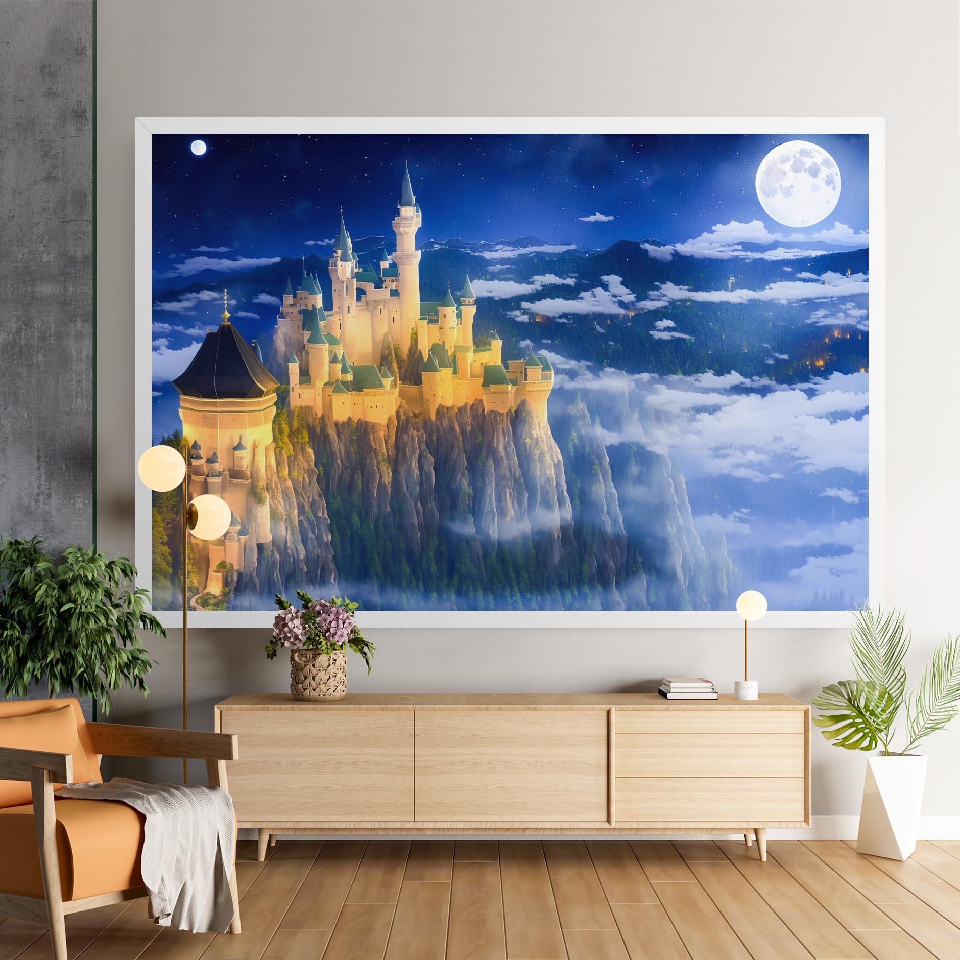 Картина на платно Fairytale Castle mockup 9