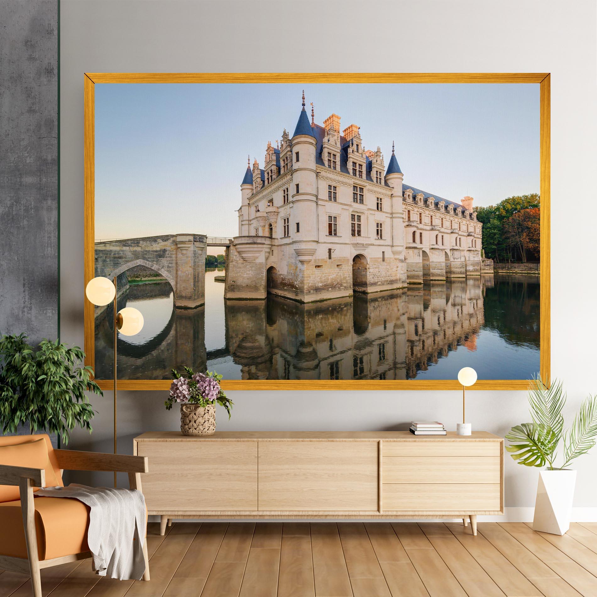 Картина на платно Chateau France mockup 9