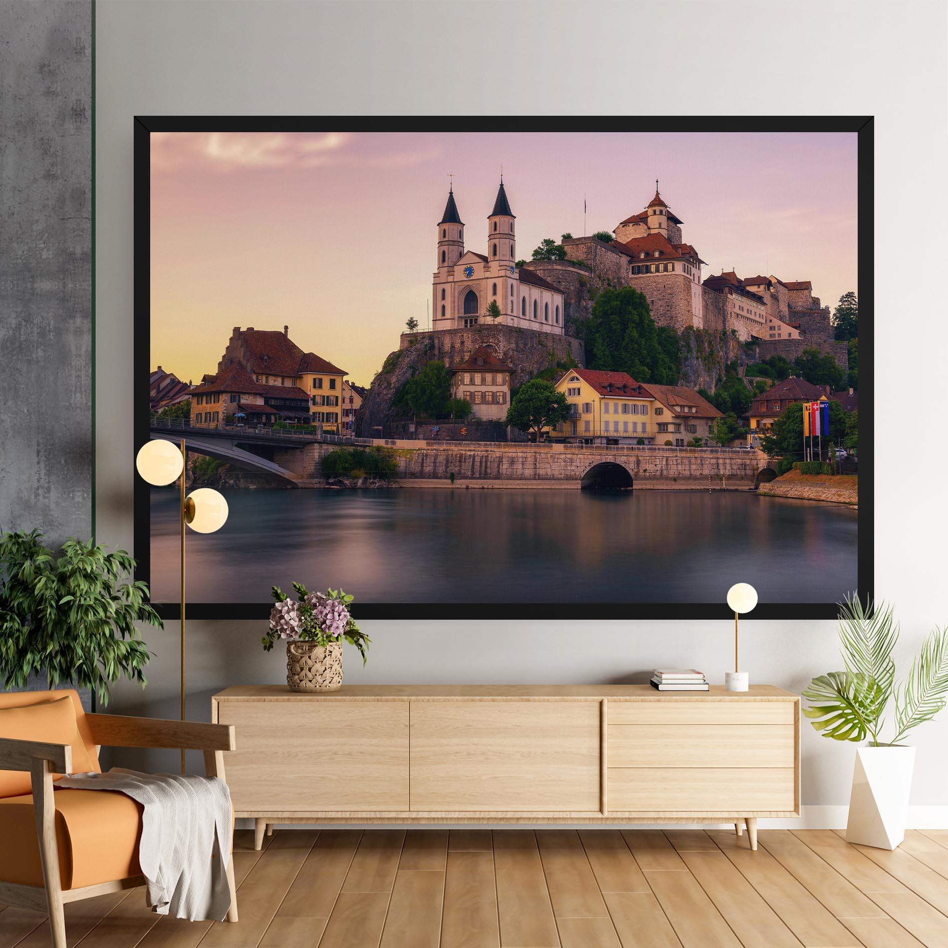 Картина на платно Aarburg Castle mockup 9