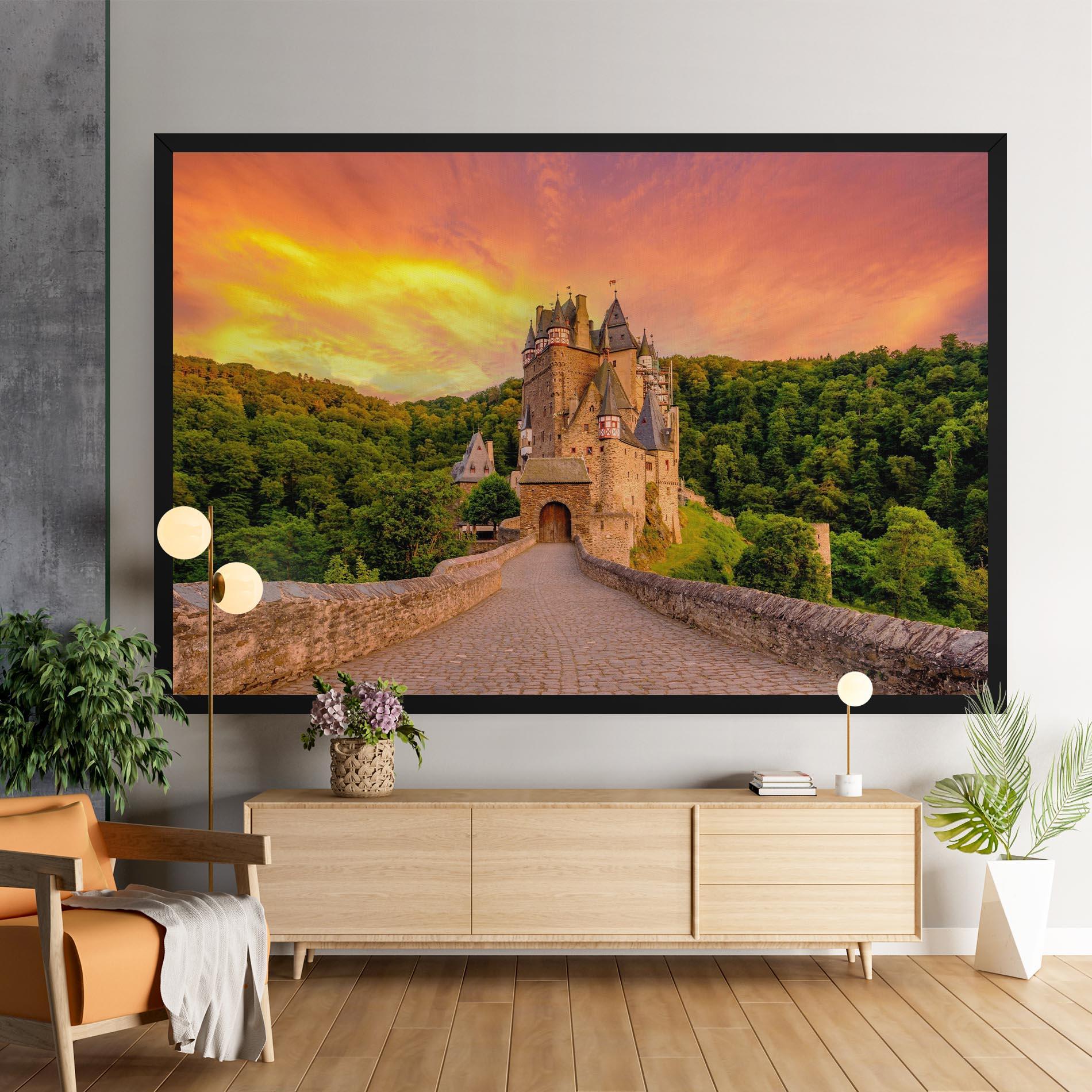 Картина на платно Burg Eltz Castle mockup 9