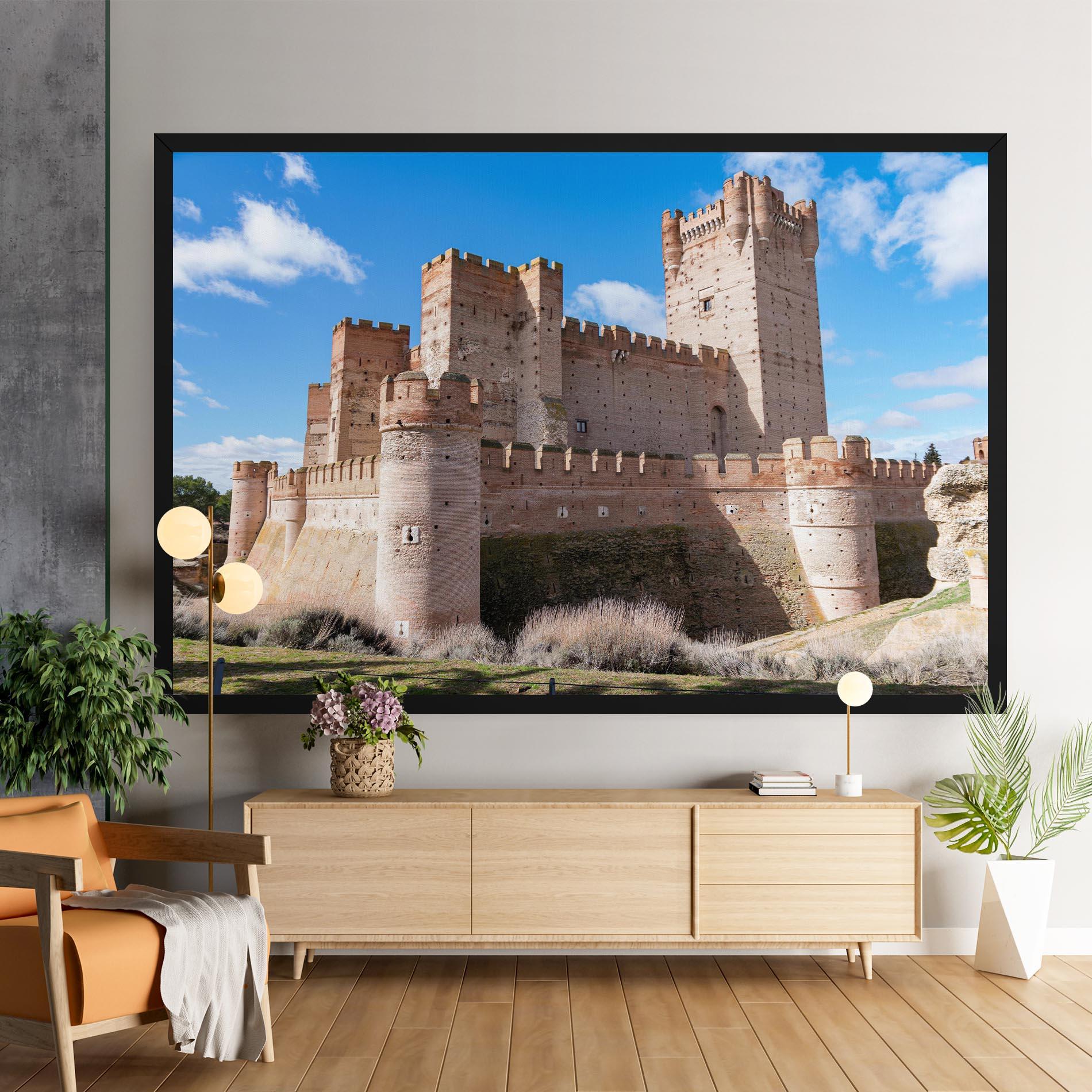 Картина на платно Castle La Mota mockup 9
