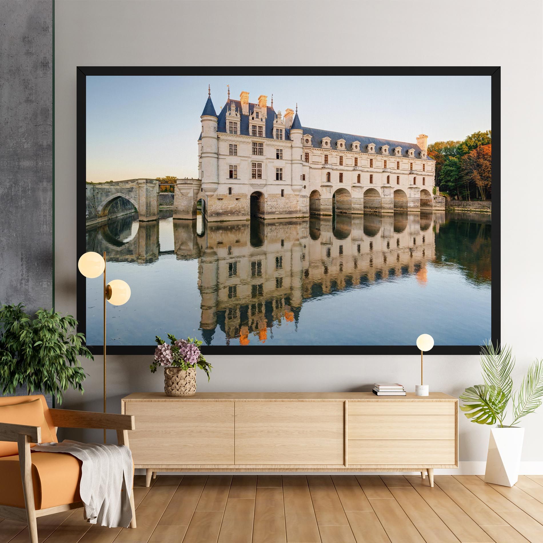 Chateau Chenonceau Castle mockup 9