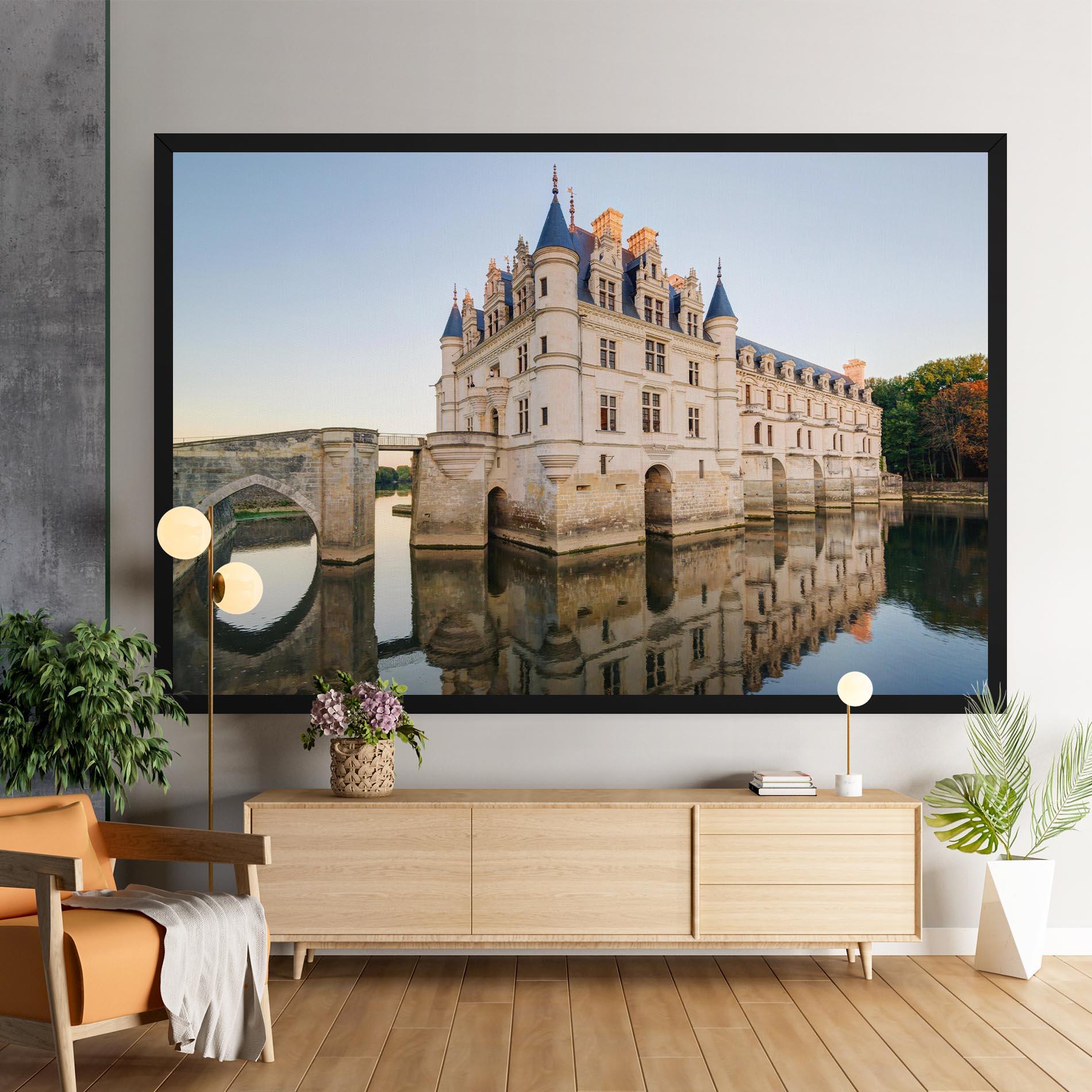 Картина на платно Chateau France mockup 9