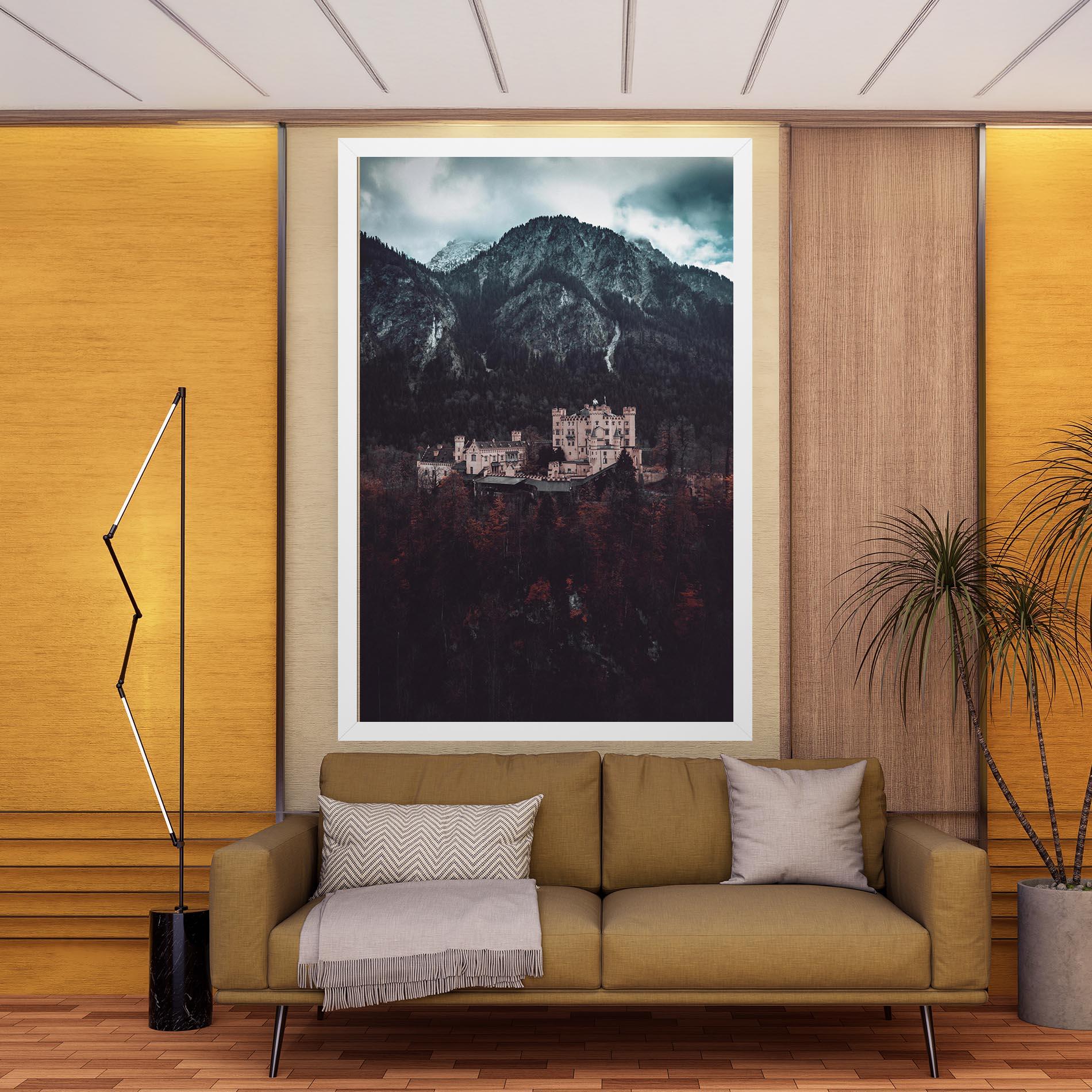 Картина на платно Forest Castle mockup 9