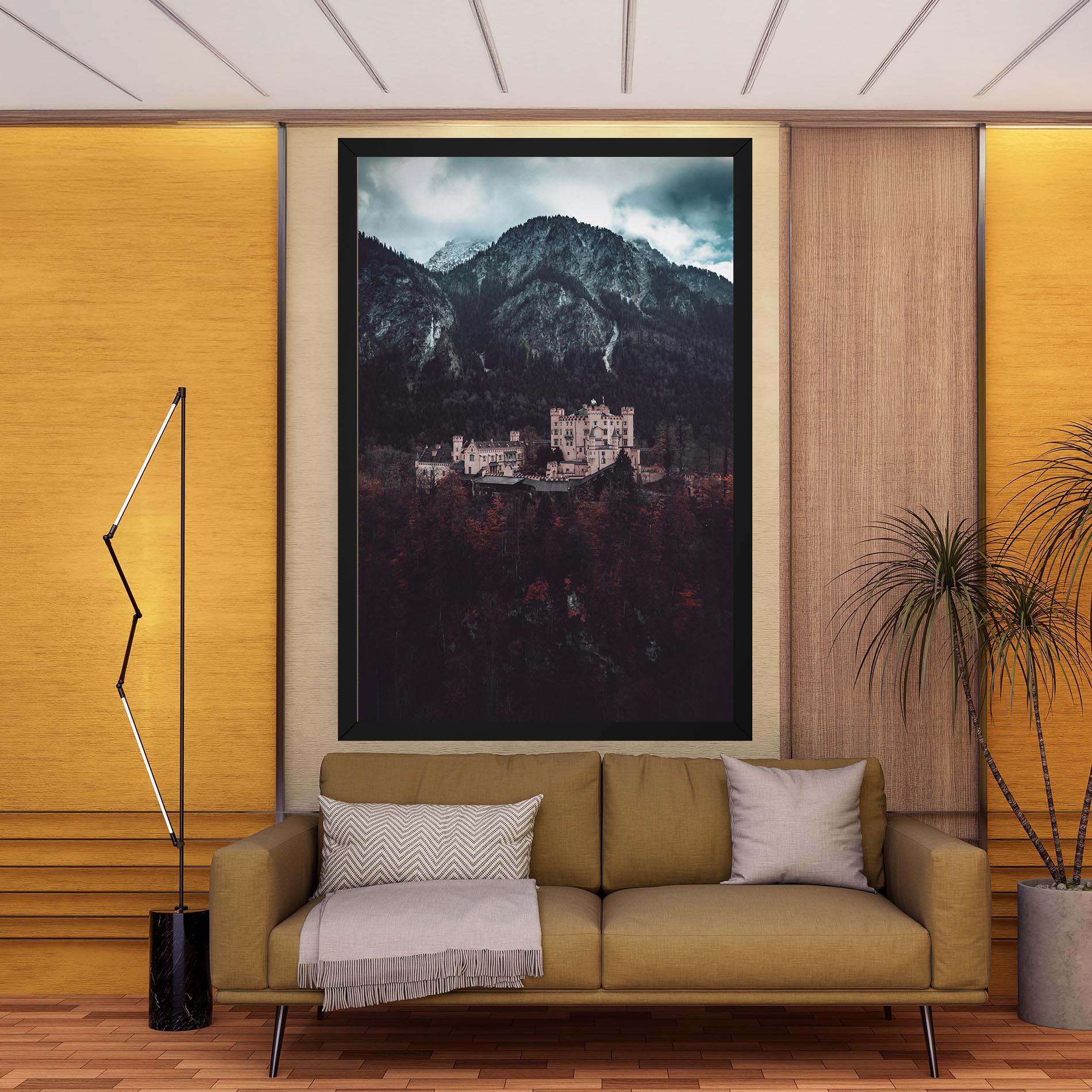 Картина на платно Forest Castle mockup 9