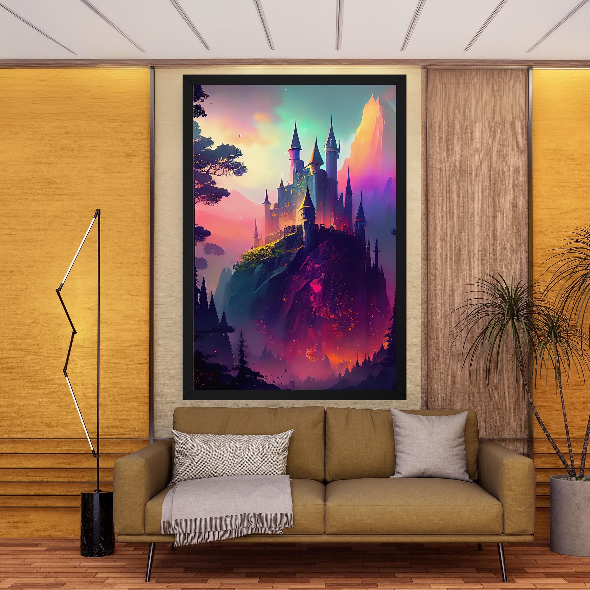 Purple Orange Castle mockup 9
