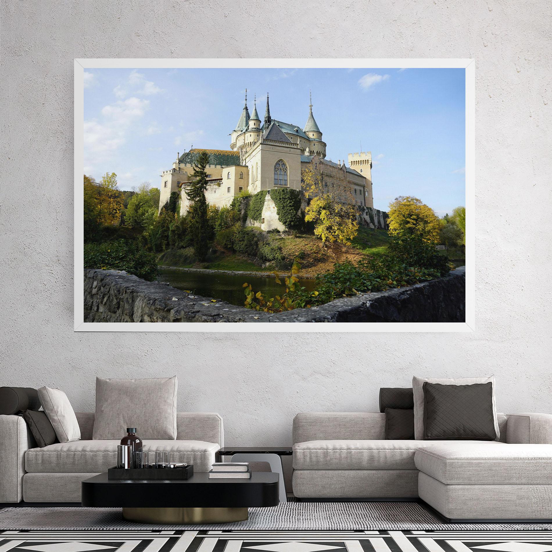 Картина на платно Bojnice Castle Slovakia mockup 2