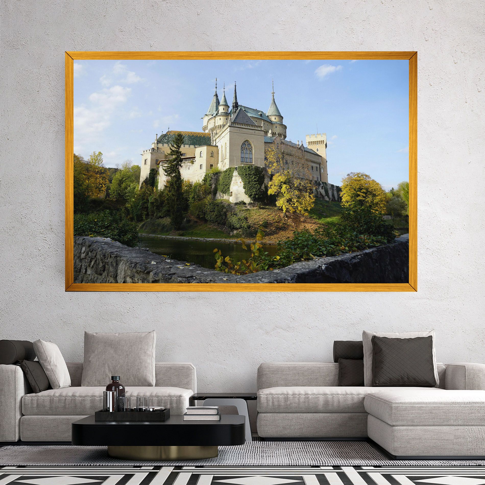 Bojnice Castle Slovakia mockup 2