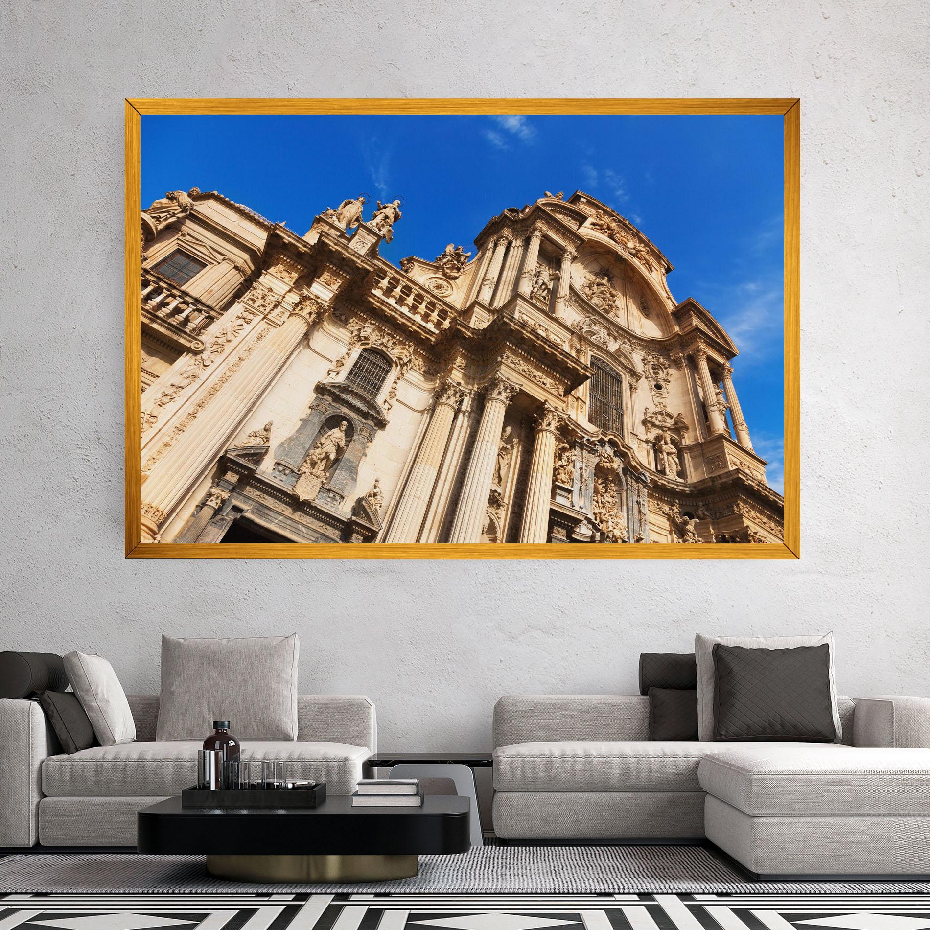 Картина на платно Church Saint Mary mockup 2