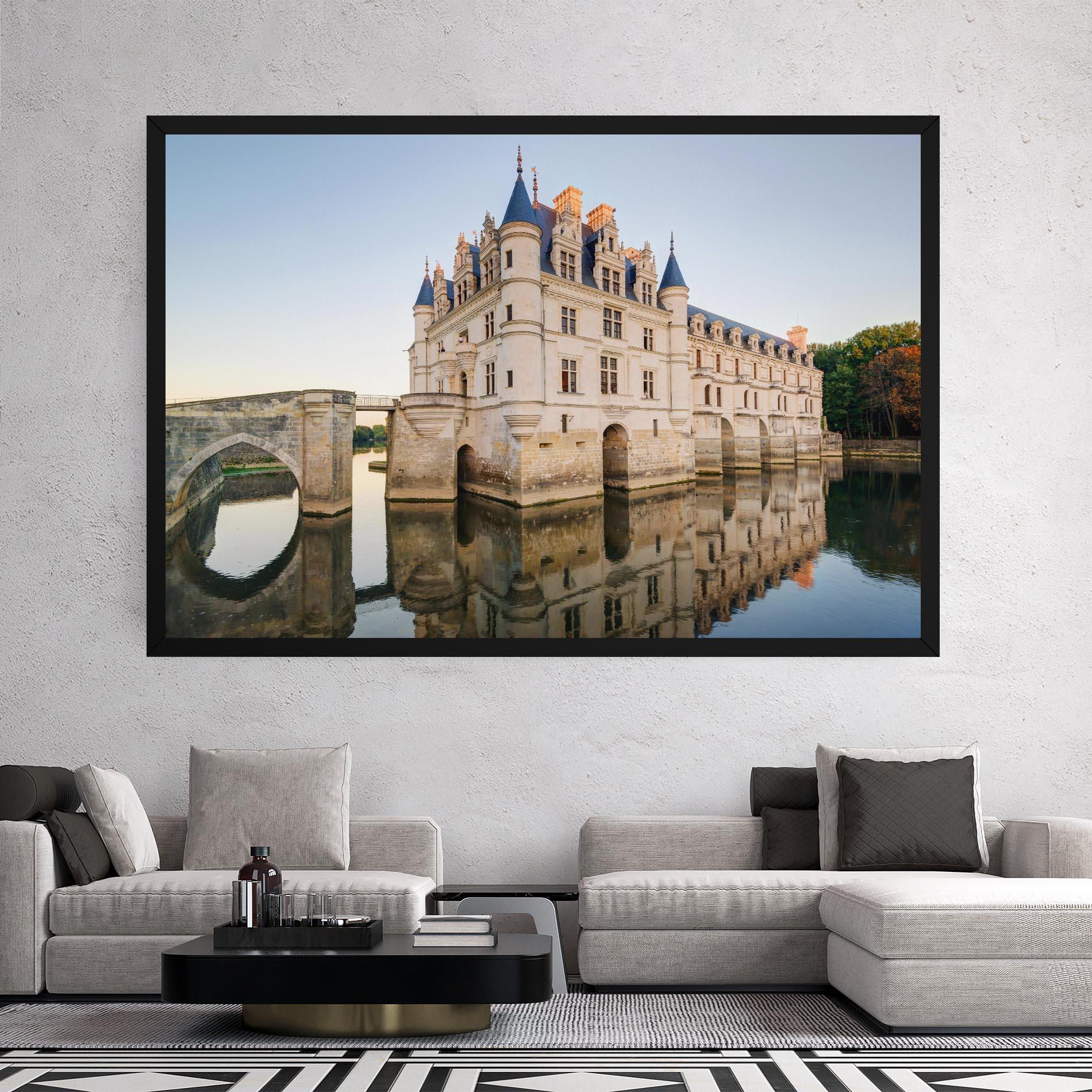 Картина на платно Chateau France mockup 2